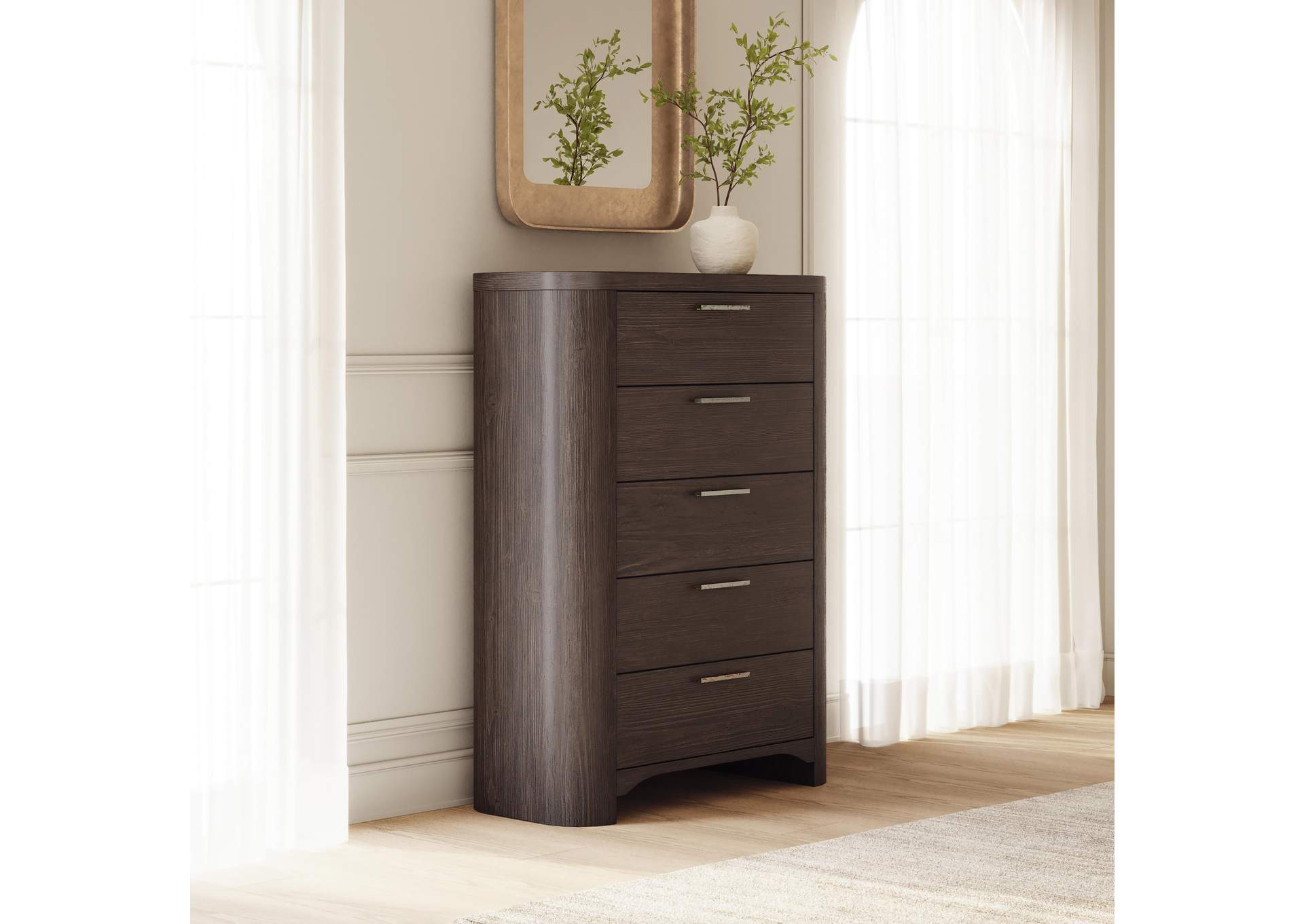 Neo California King Panel Bed, Dresser and Chest image 9
