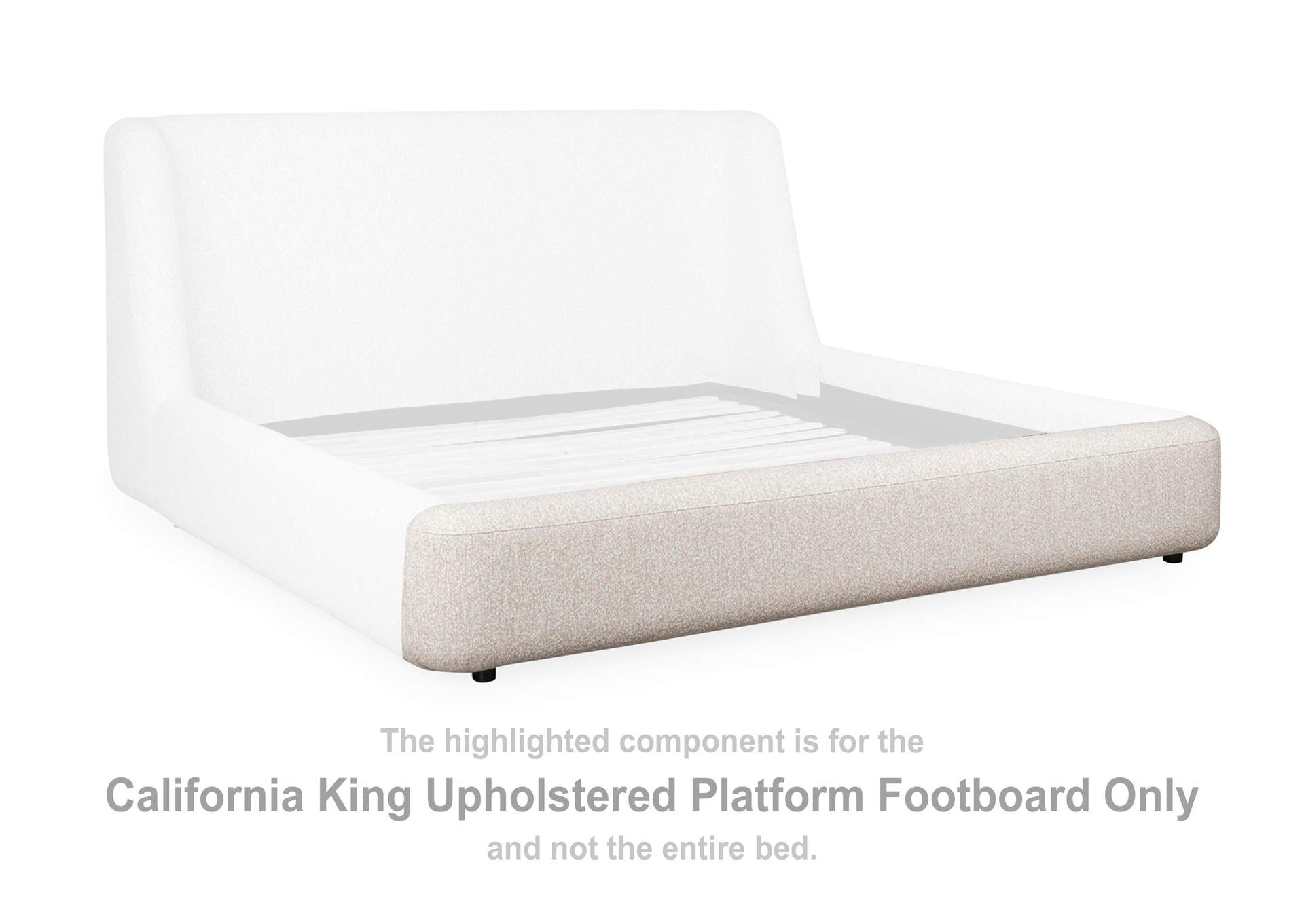 Neo California King Upholstered Platform Bed image 13