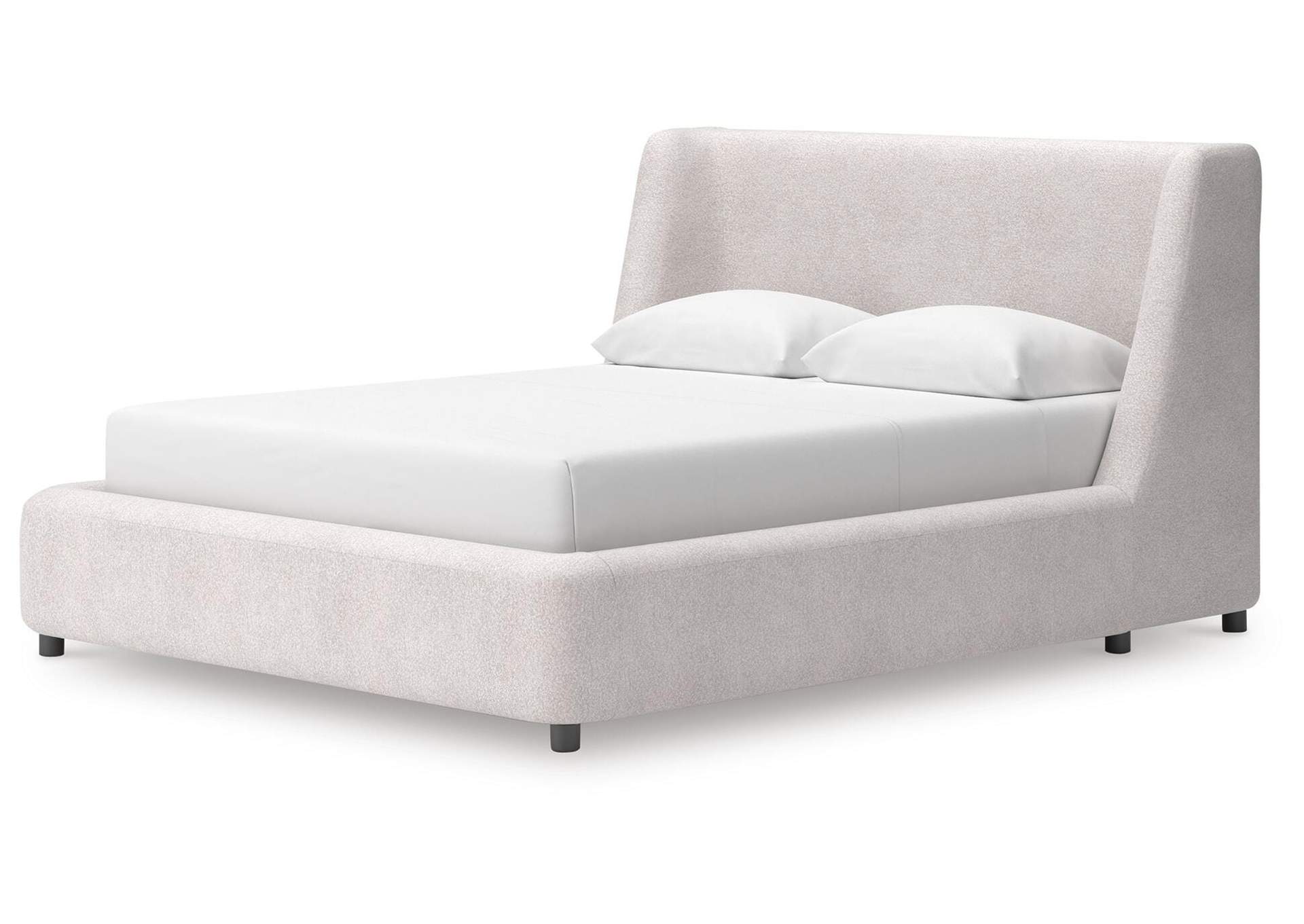 Neo Queen Upholstered Platform Bed, Dresser and Mirror image 15