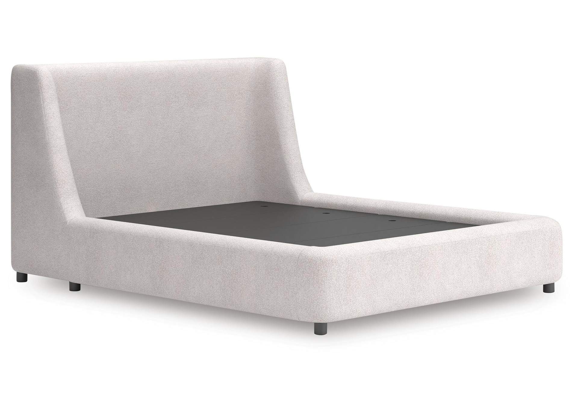 Neo Queen Upholstered Platform Bed, Dresser and Mirror image 11