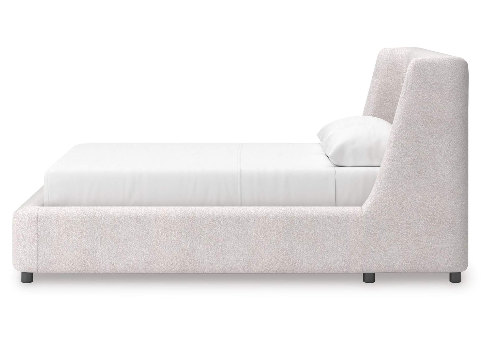Neo Queen Upholstered Platform Bed, Dresser and Mirror image 14