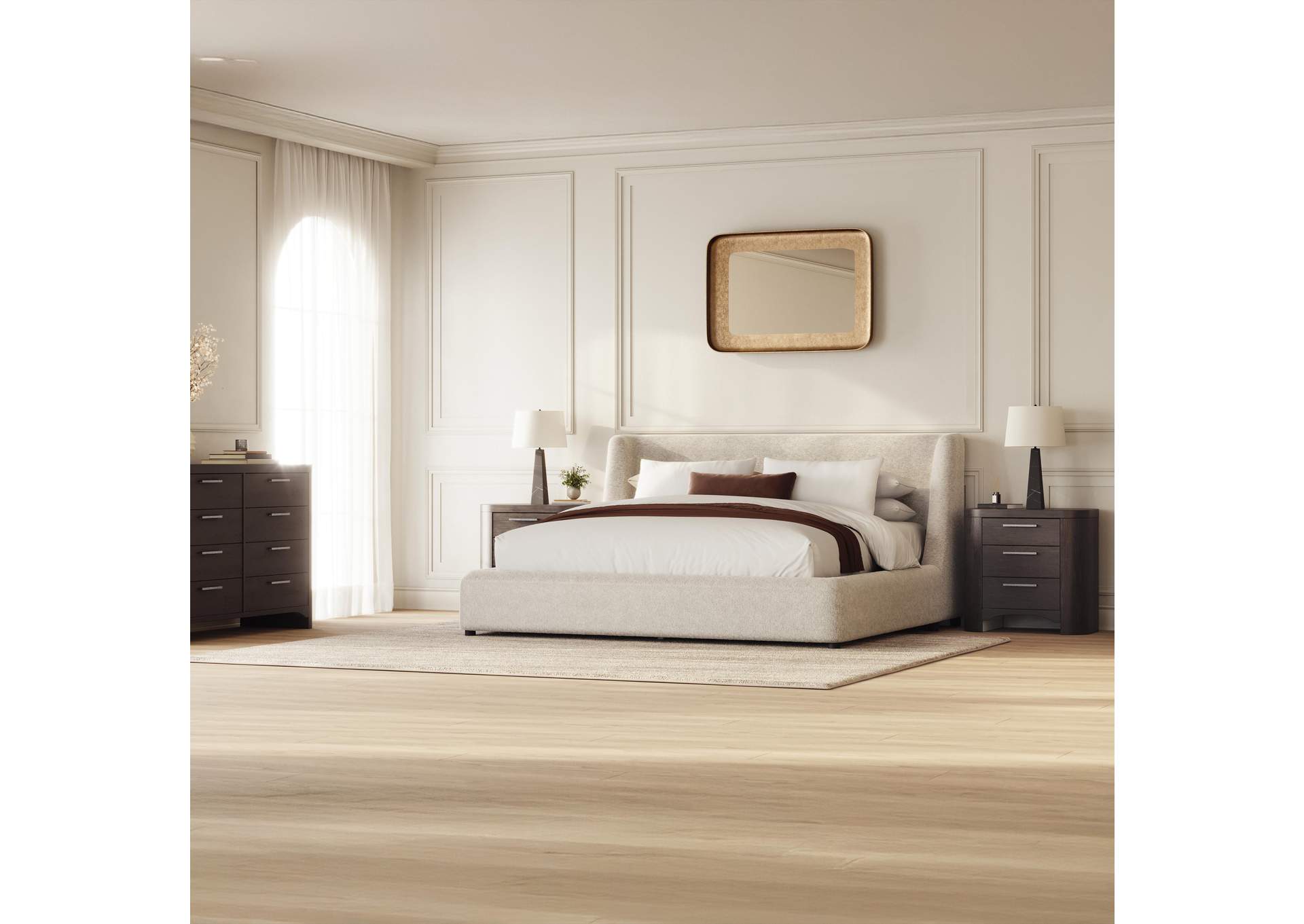 Neo King Upholstered Platform Bed image 3