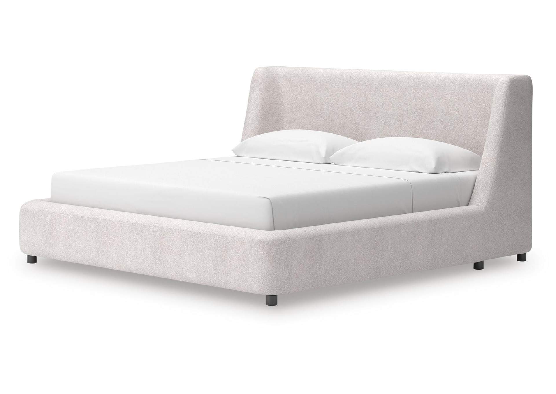 Neo King Upholstered Platform Bed, Dresser, Mirror and Nightstand image 14
