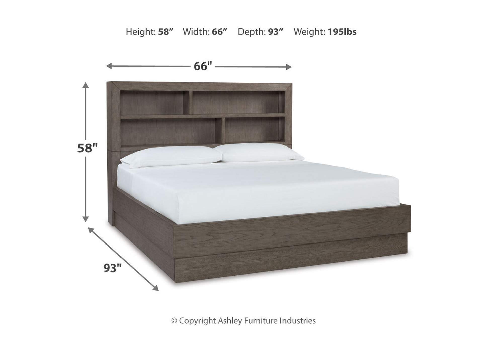 Anibecca Queen Bookcase Bed image 7