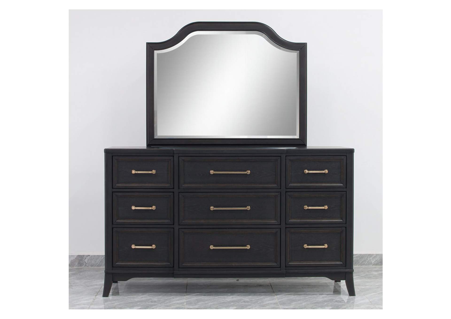 Welltern Dresser and Mirror image 1