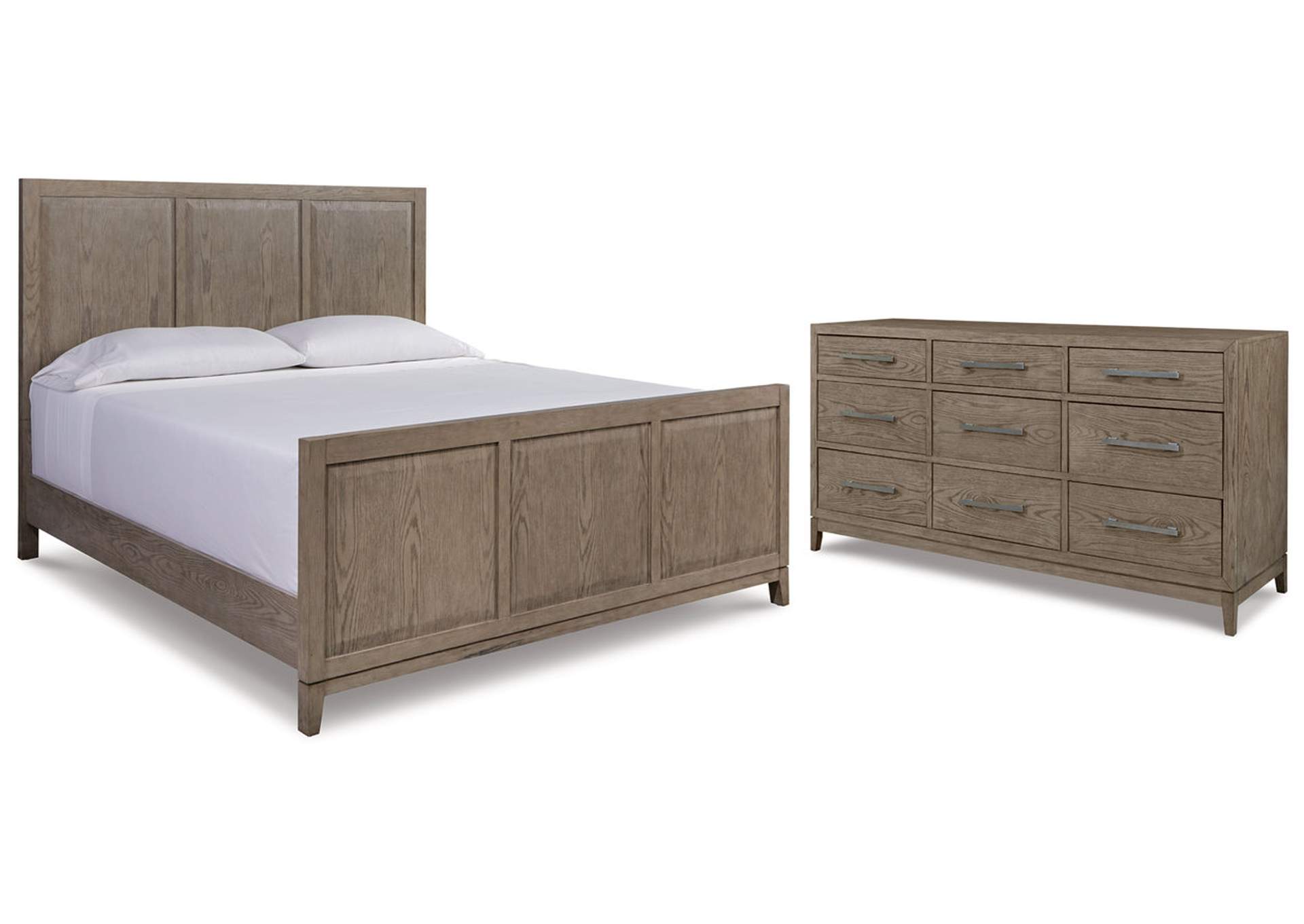 Chrestner Queen Panel Bed with Dresser image 1