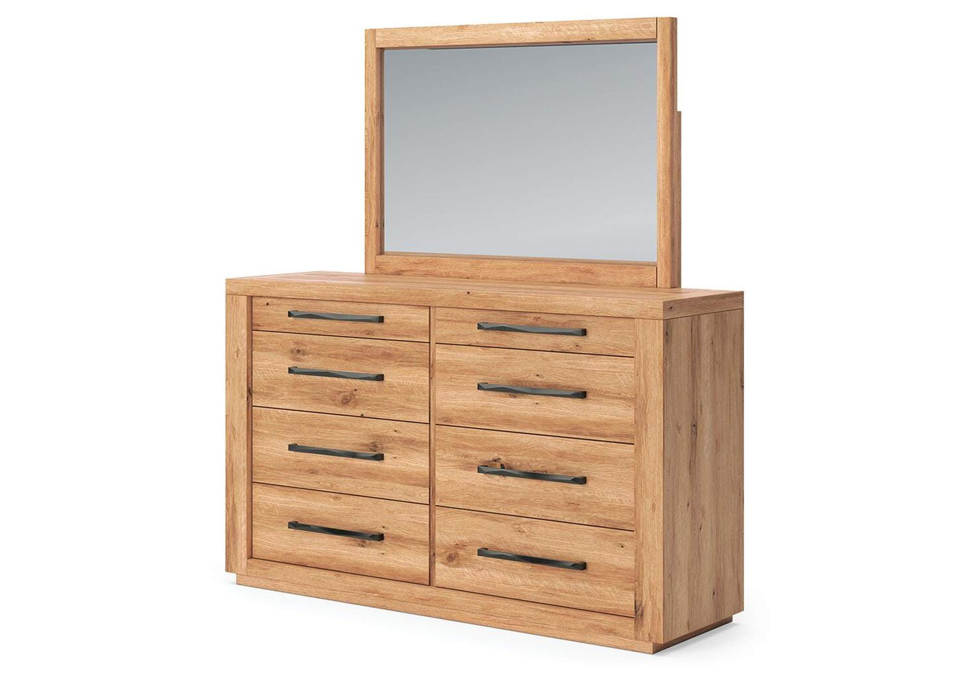 Bracken California King Canopy Bed, Dresser, Mirror and Nightstand image 30