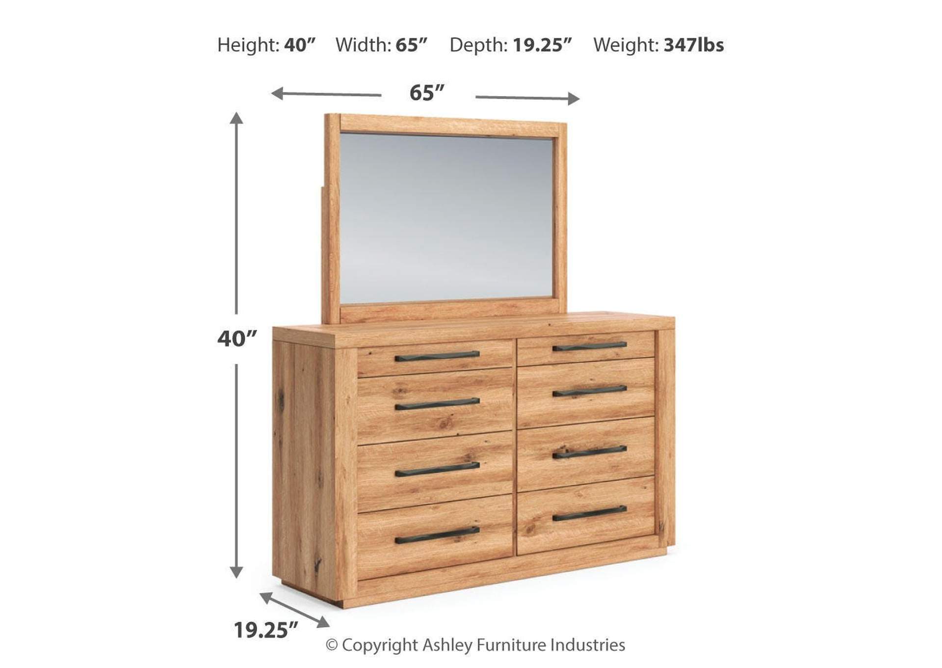Bracken Dresser and Mirror image 12
