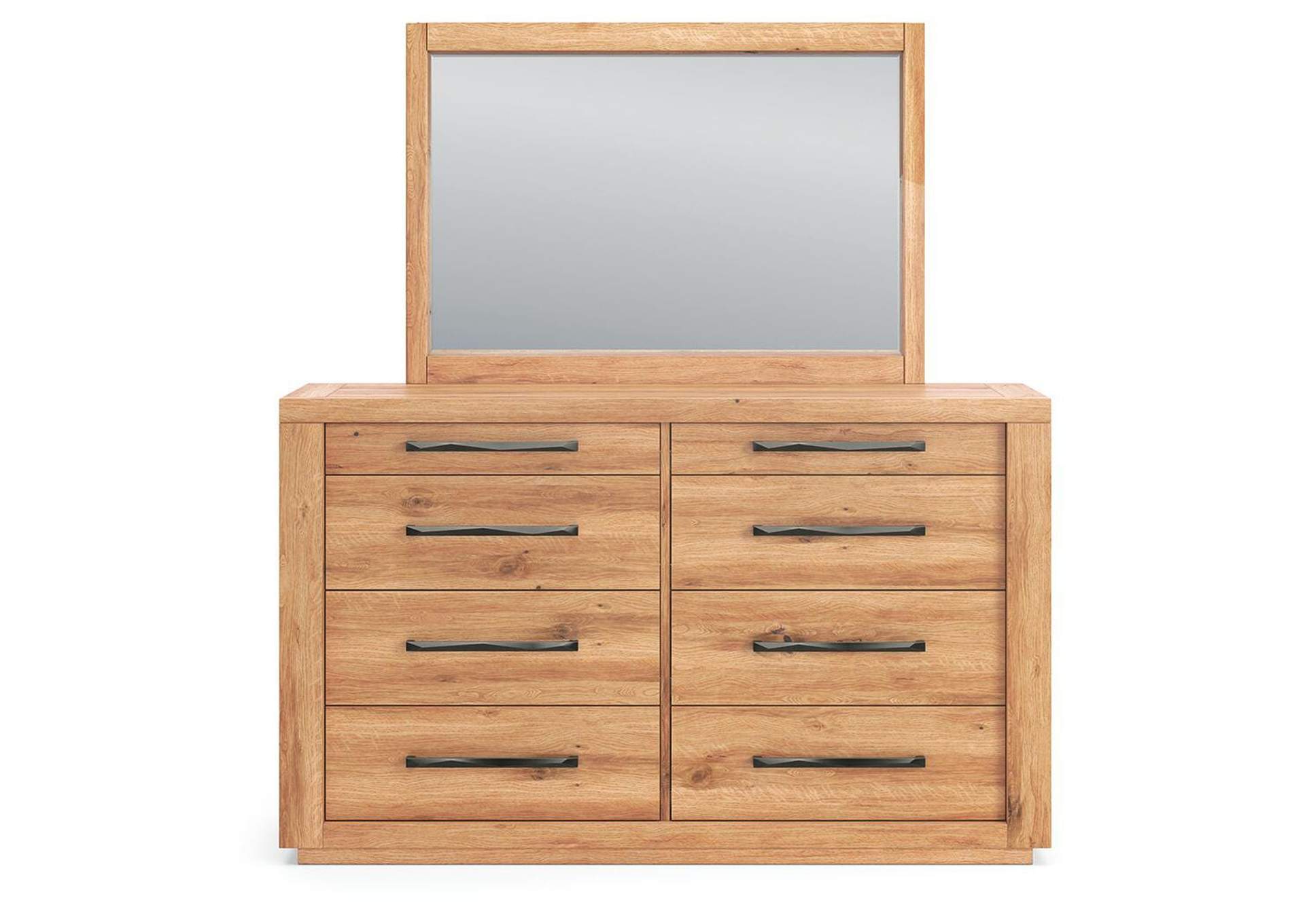 Bracken California King Canopy Bed, Dresser, Mirror and Nightstand image 2