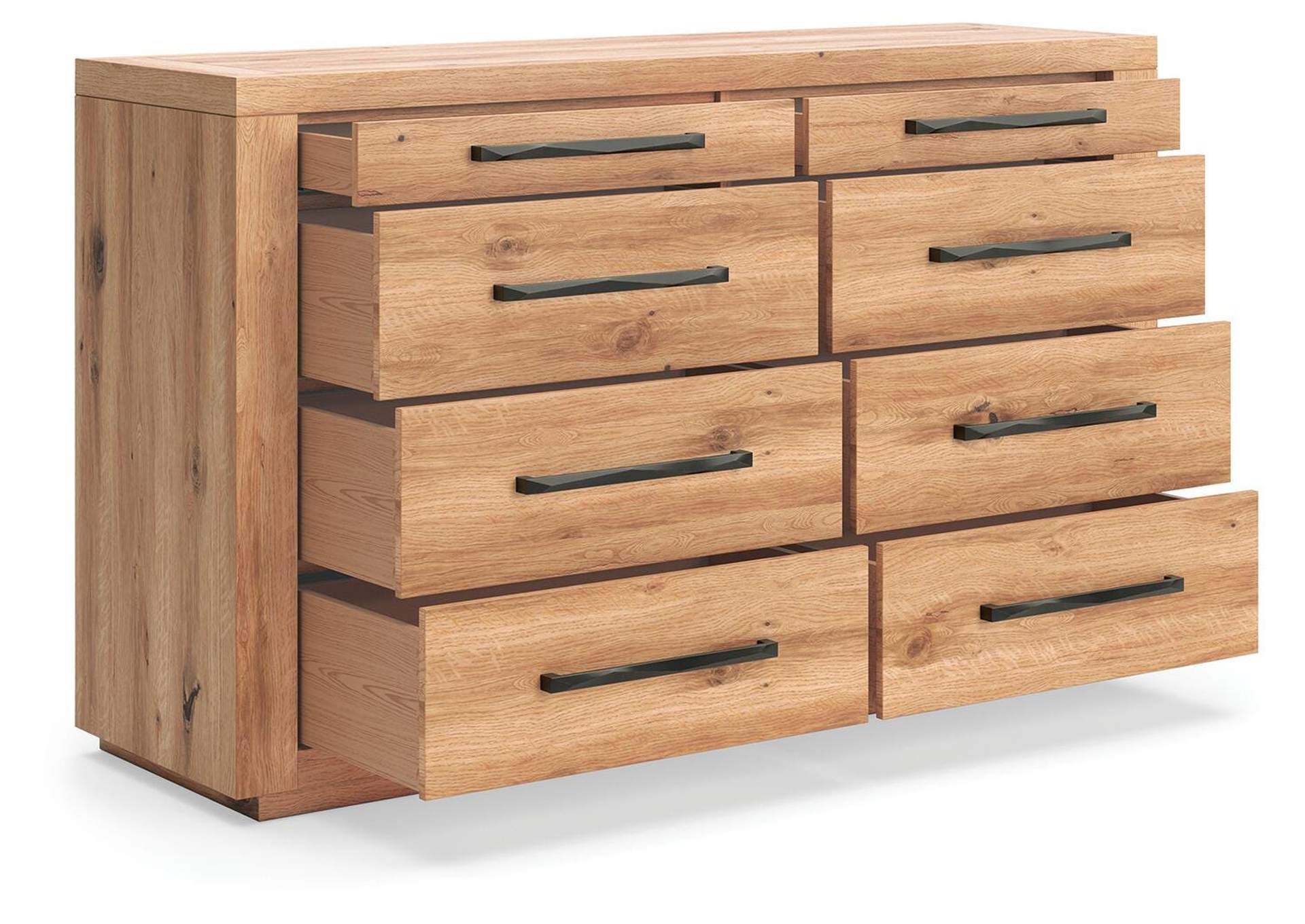 Bracken King Upholstered Panel Bed and Dresser image 18