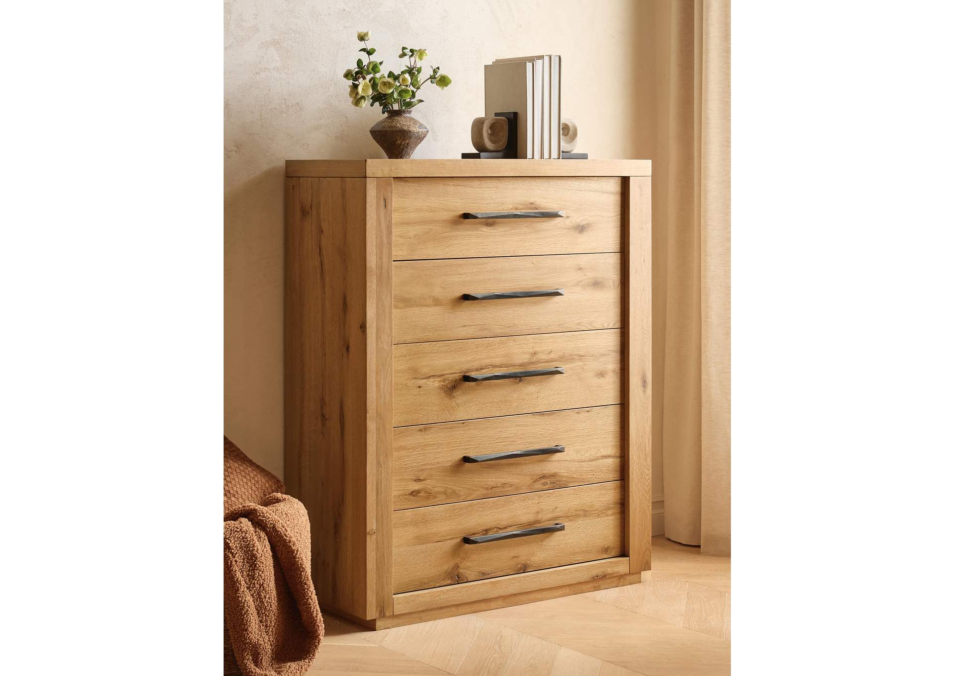 Bracken California King Canopy Bed, Dresser and Chest image 9