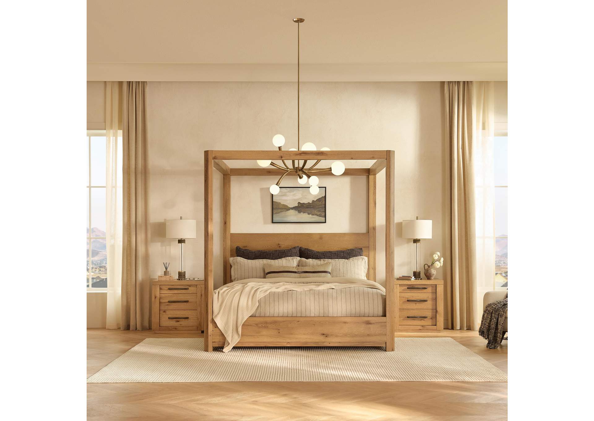 Bracken Queen Canopy Bed image 3