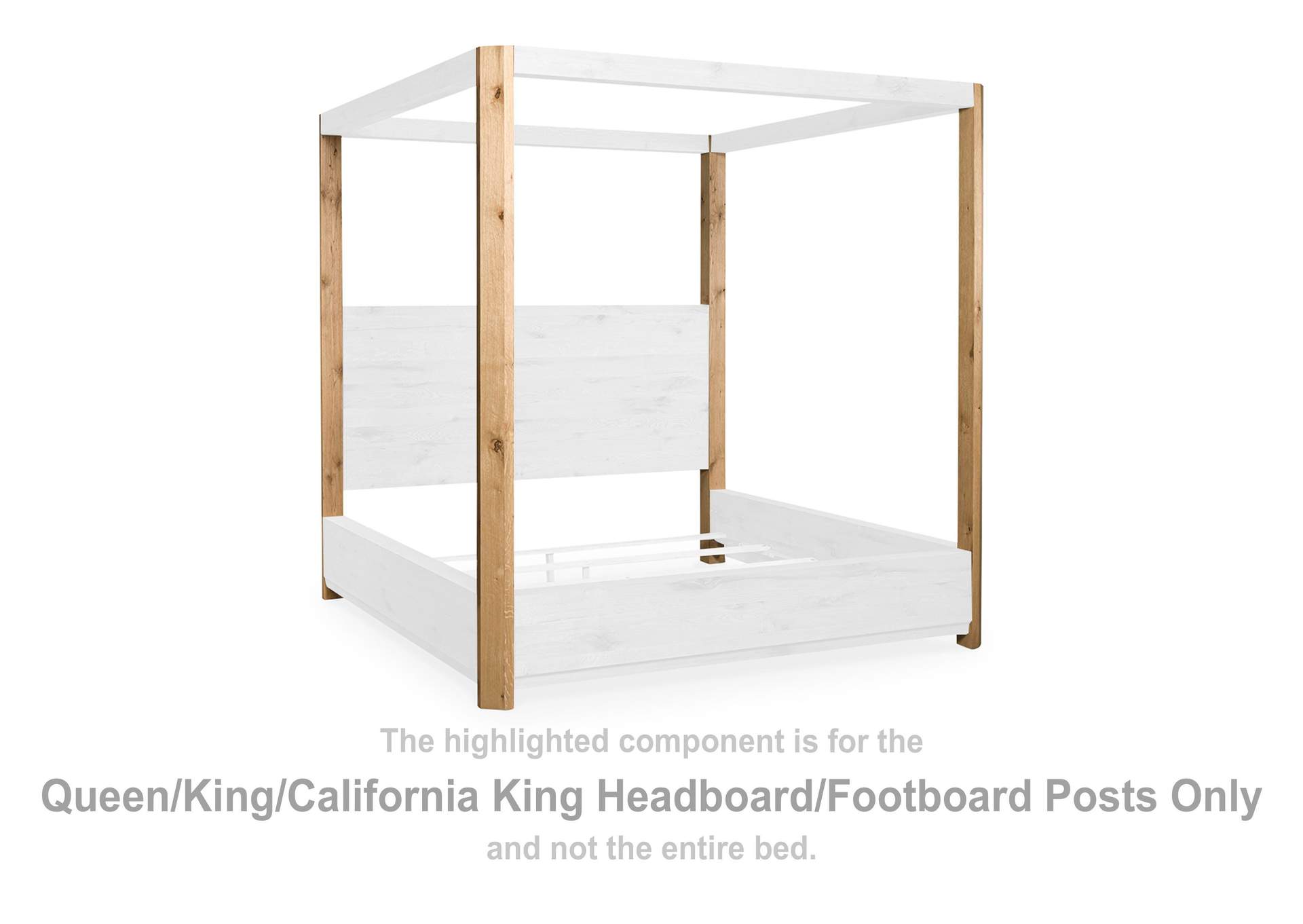 Bracken California King Canopy Bed image 13