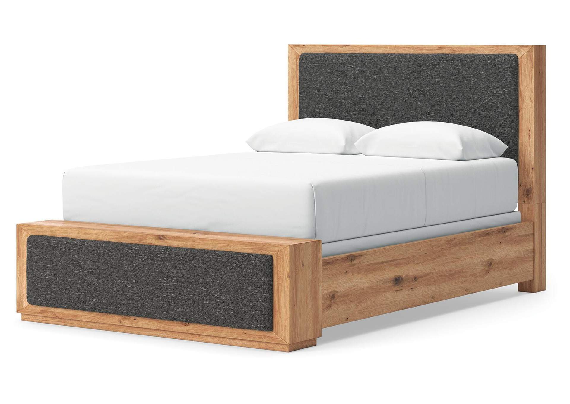 Bracken Queen Upholstered Panel Bed, Dresser and Nightstand image 24