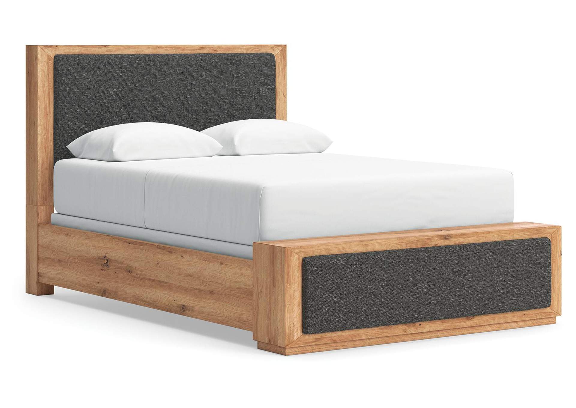 Bracken Queen Upholstered Panel Bed, Dresser and Nightstand image 29