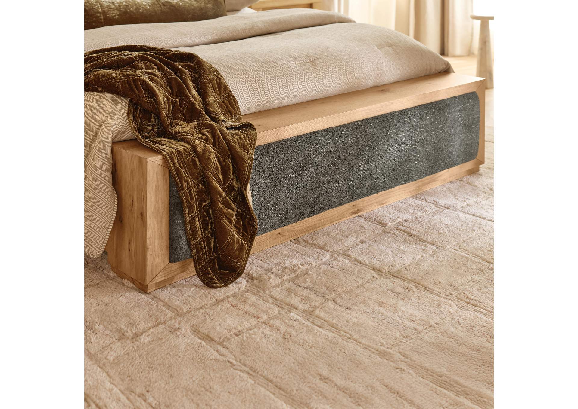 Bracken King Upholstered Panel Bed image 6