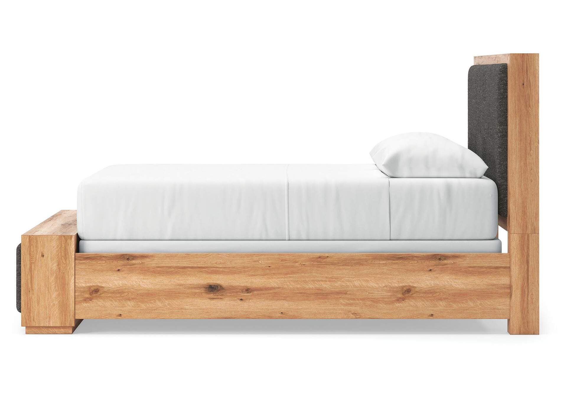 Bracken Queen Upholstered Panel Bed, Dresser and Nightstand image 25