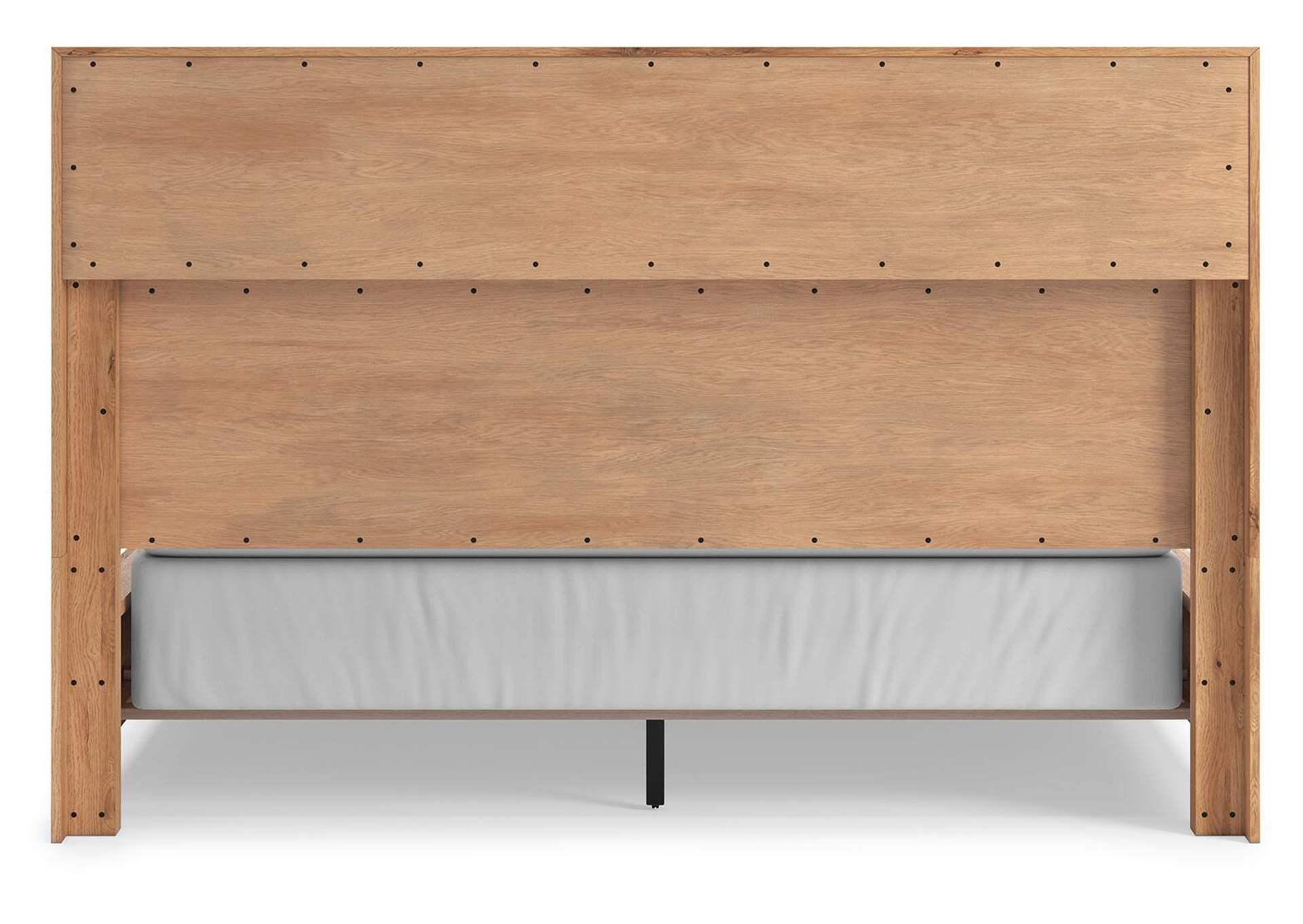 Bracken California King Upholstered Panel Bed, Dresser, Mirror and Nightstand image 25