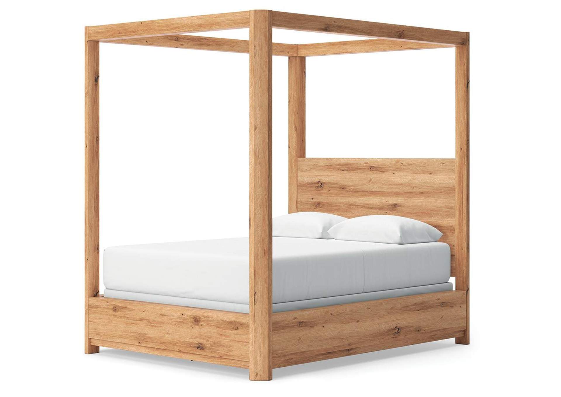 Bracken Queen Canopy Bed, Dresser and Mirror image 9
