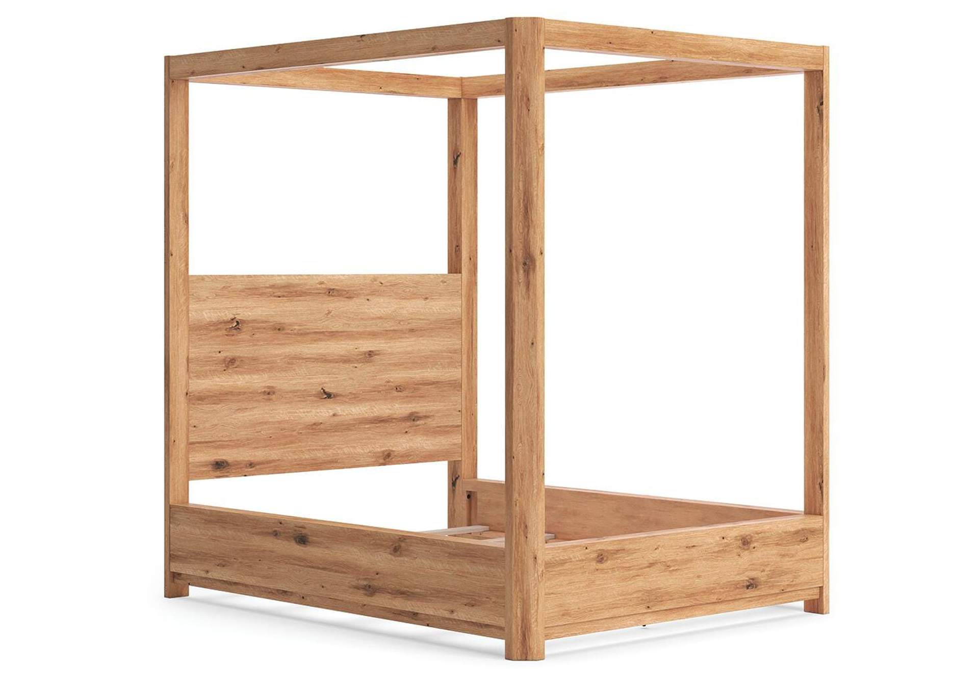 Bracken Queen Canopy Bed, Dresser and Mirror image 3