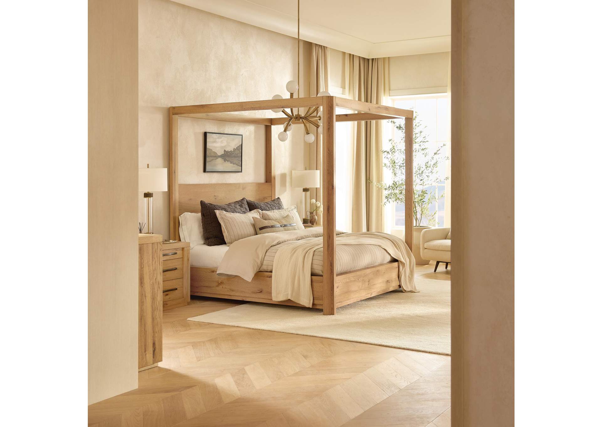 Bracken California King Canopy Bed image 4