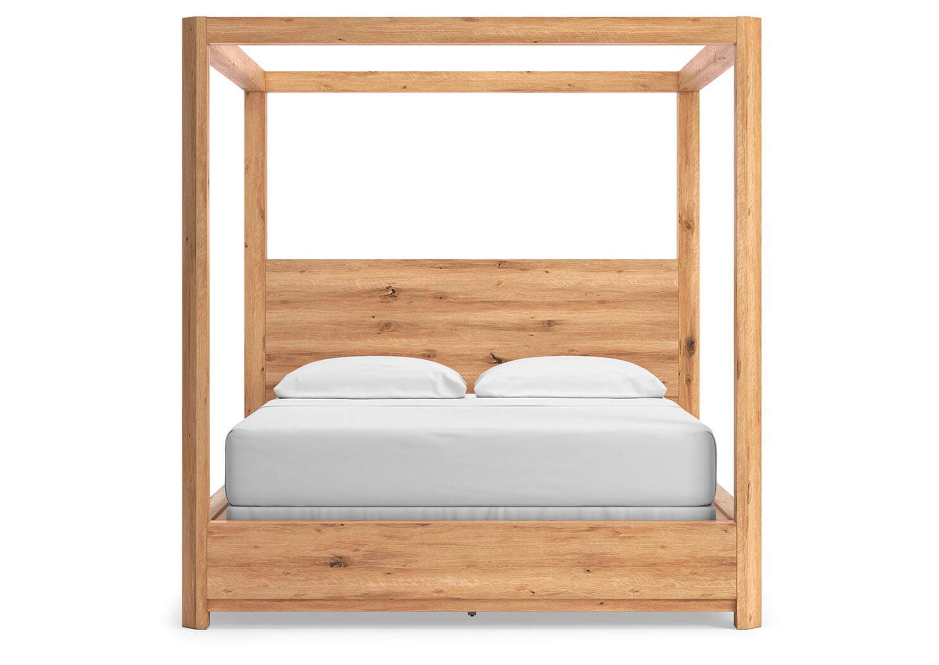 Bracken California King Canopy Bed, Dresser, Mirror and Nightstand image 29