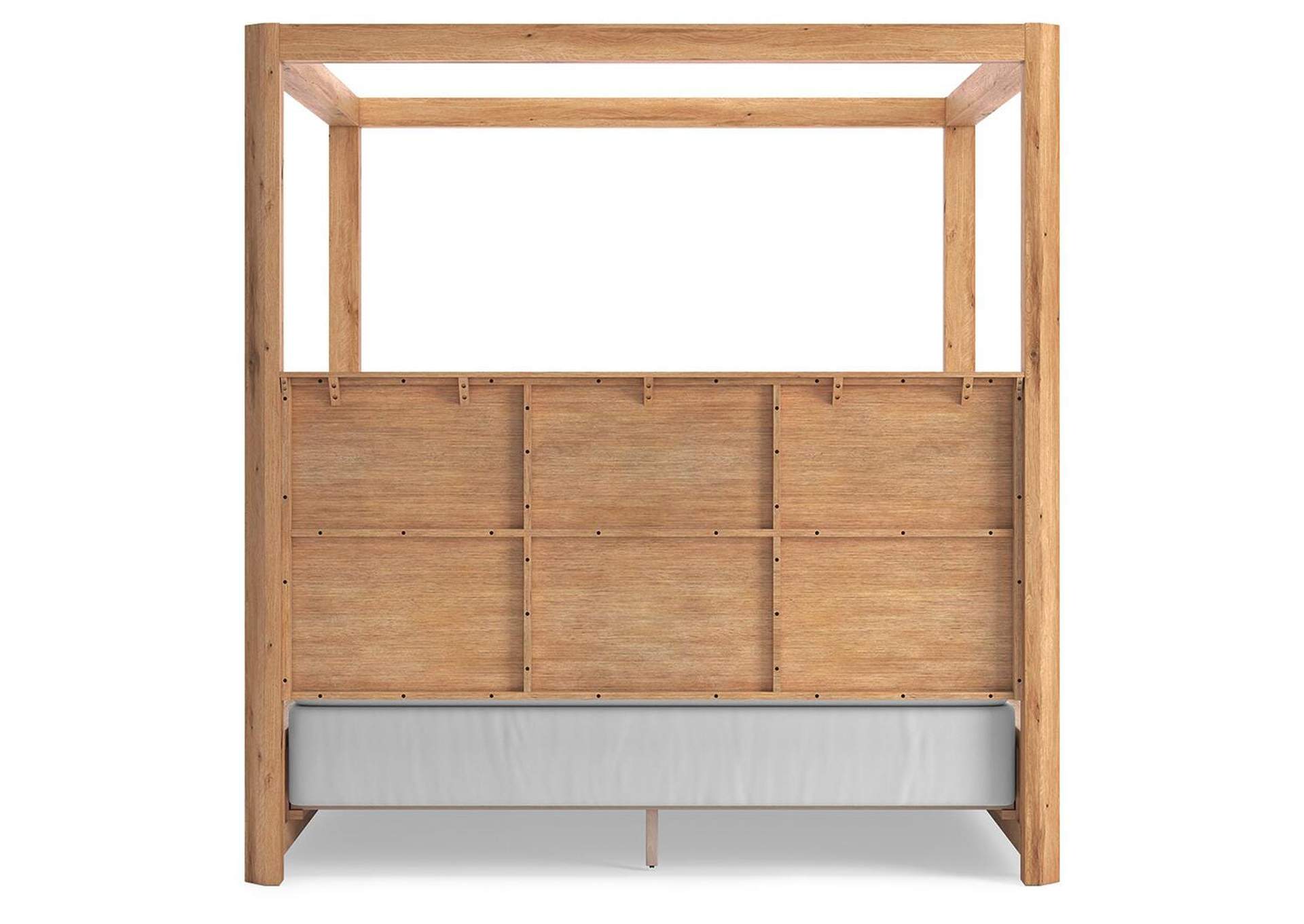 Bracken King Canopy Bed, Dresser, Mirror and Nightstand image 31