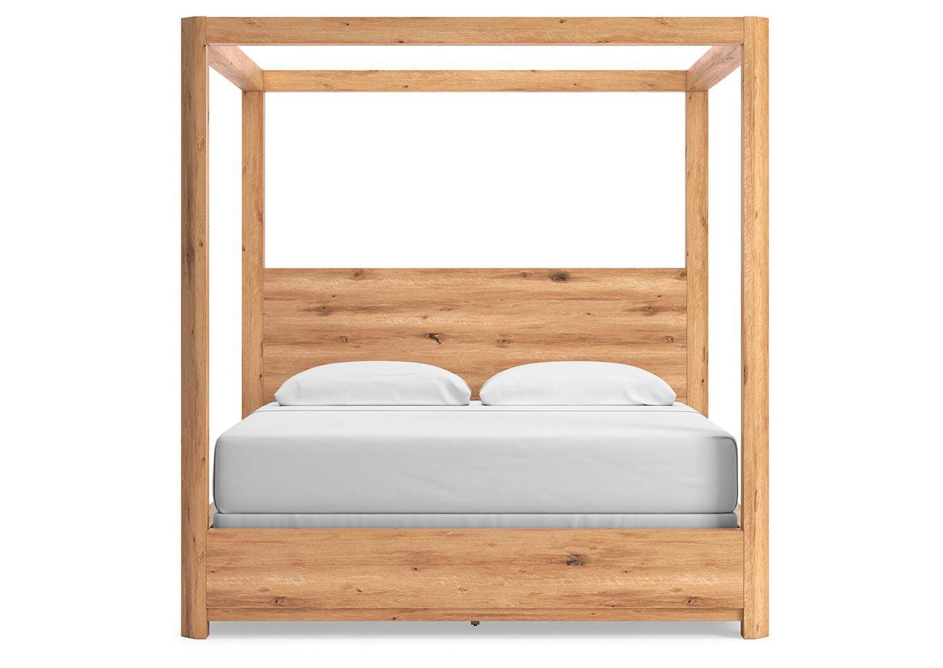 Bracken King Canopy Bed, Dresser, Mirror and Nightstand image 27