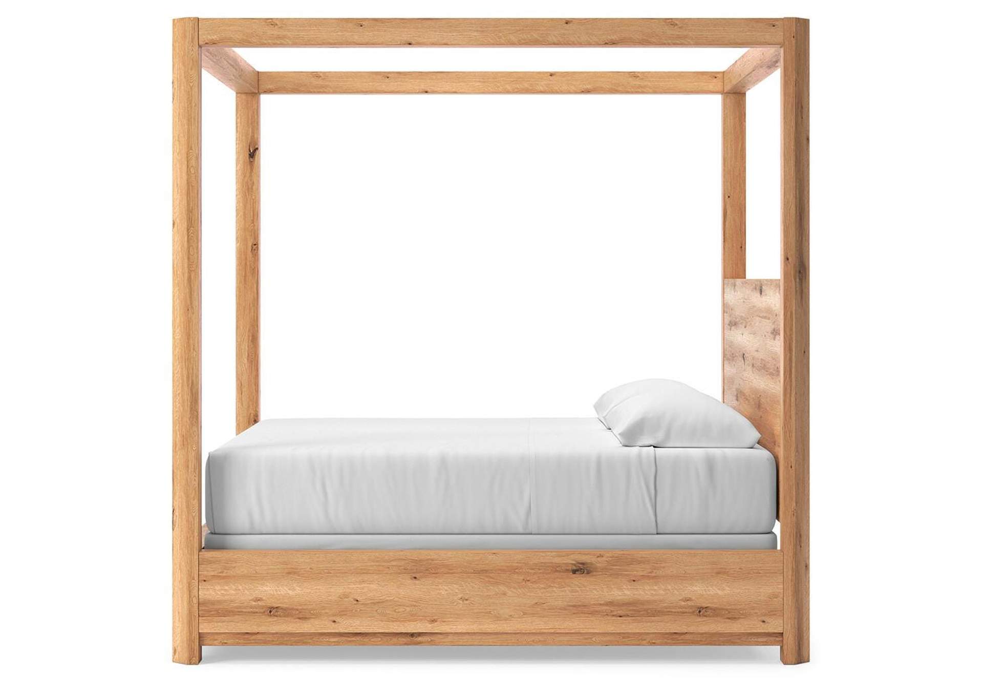 Bracken King Canopy Bed, Dresser, Mirror and Nightstand image 32