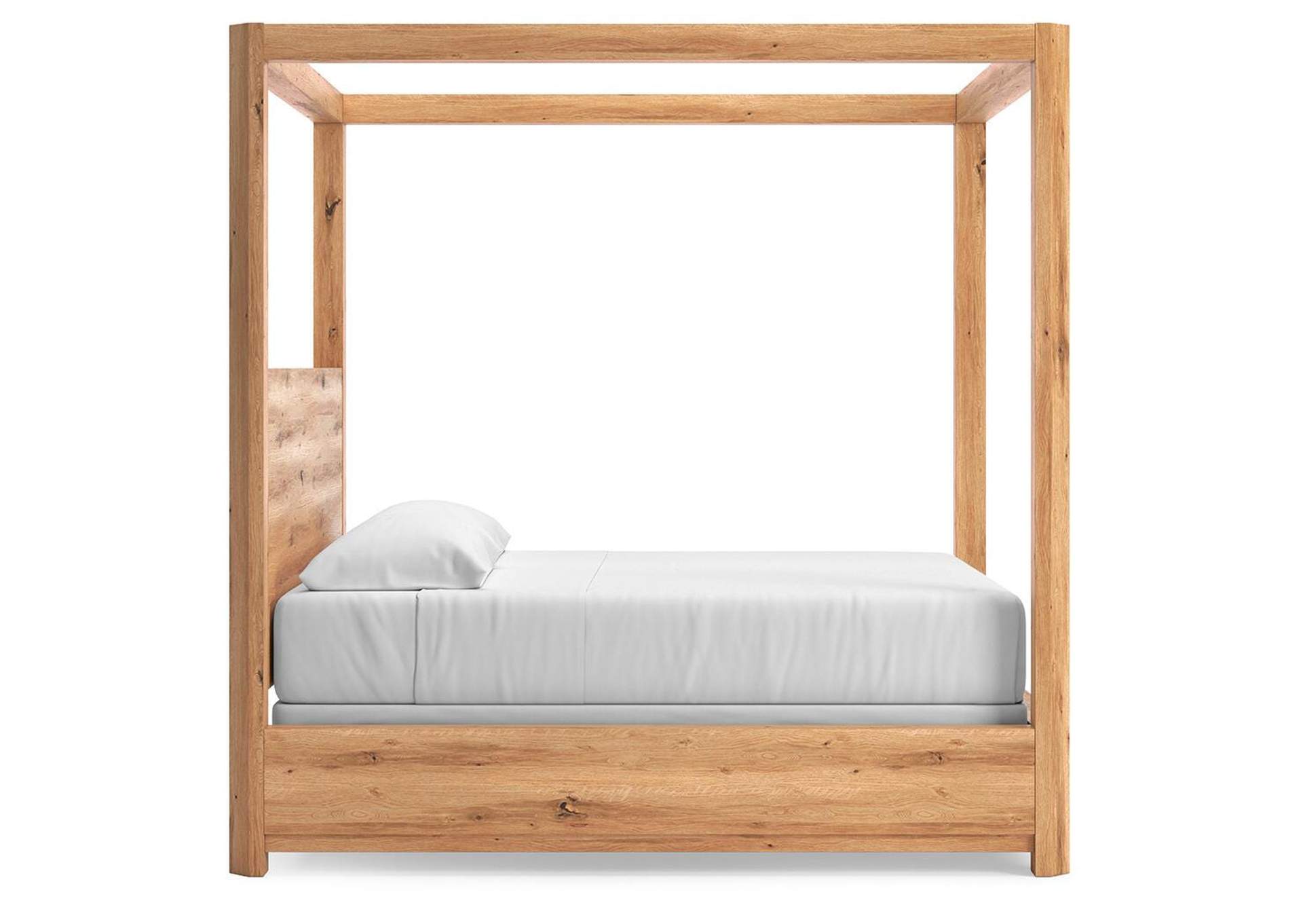Bracken King Canopy Bed, Dresser, Mirror and Nightstand image 30