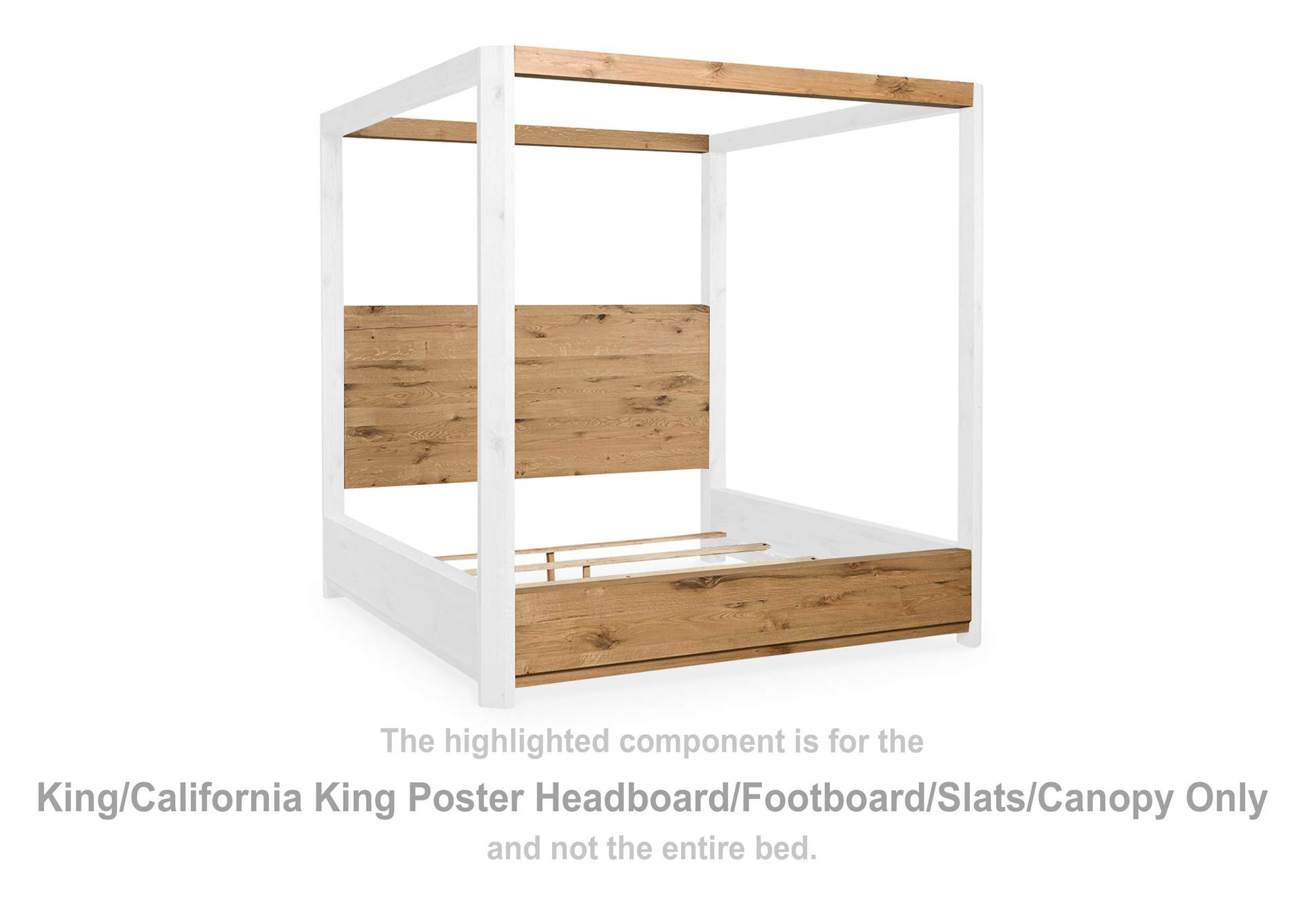 Bracken California King Canopy Bed image 2