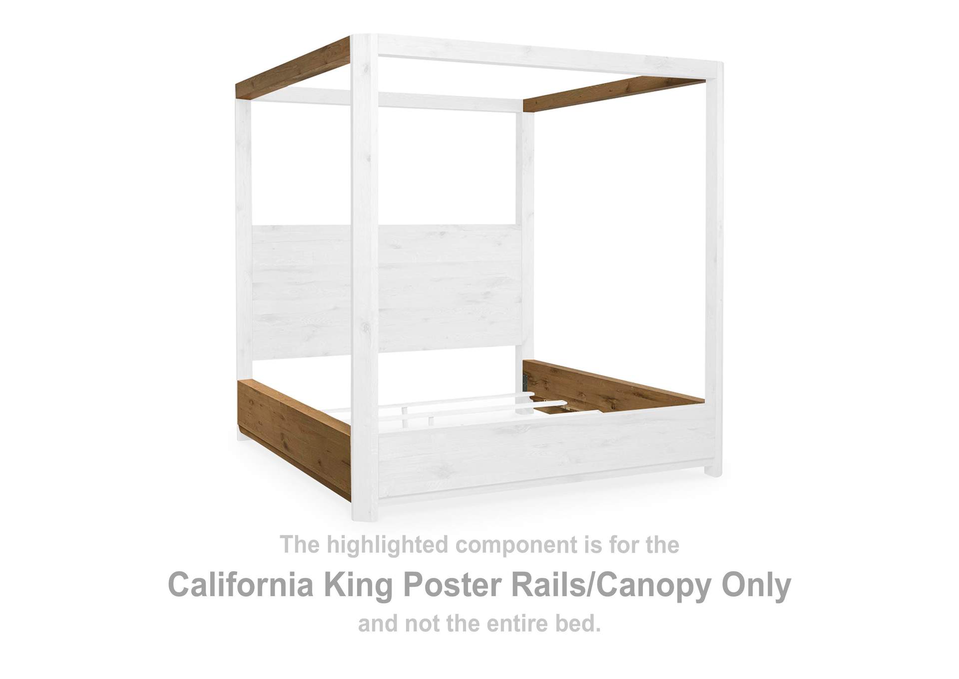 Bracken California King Canopy Bed image 5