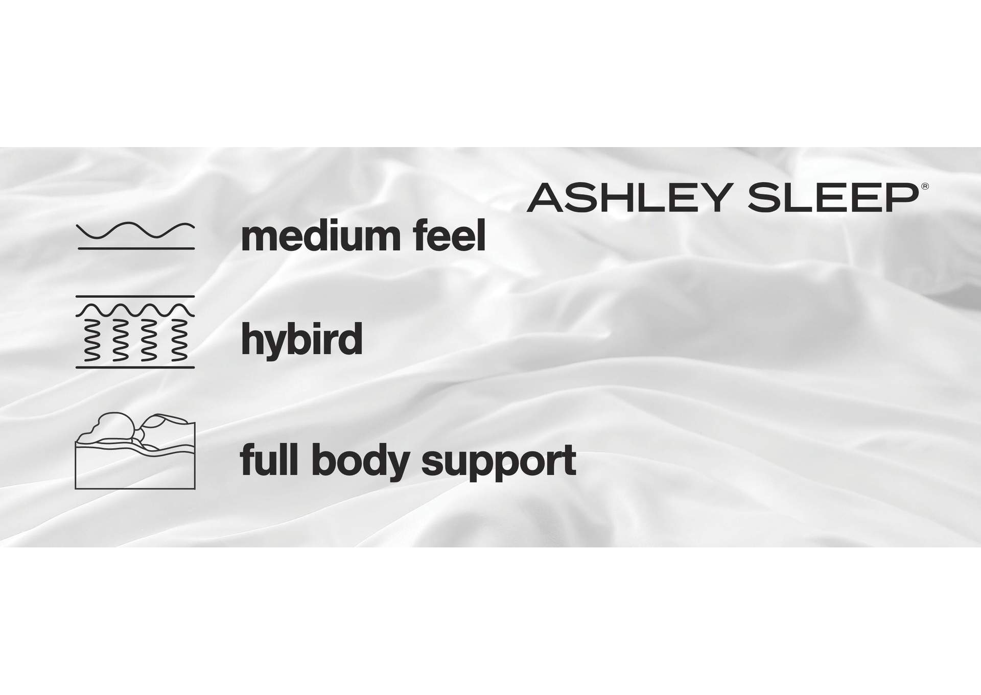 Chime 10 Inch Hybrid Twin Mattress with Foundation image 2