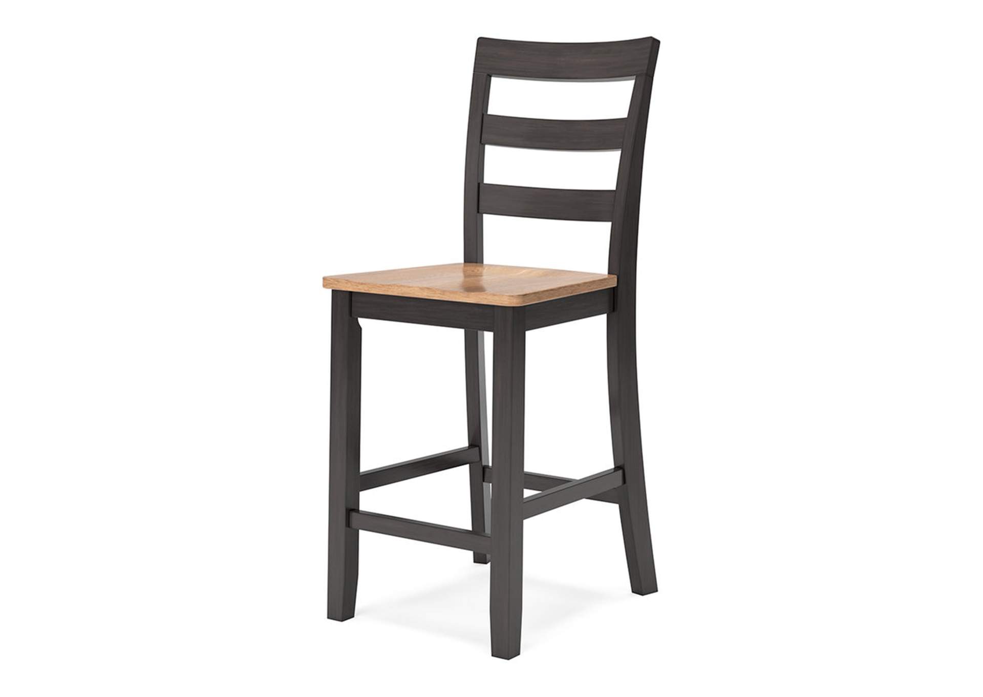 Gesthaven Counter Height Dining Table and 2 Barstools