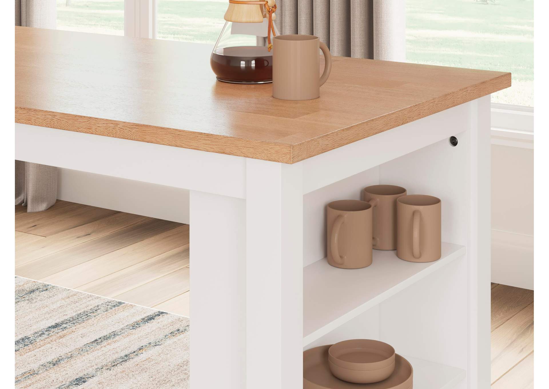 Gesthaven Counter Height Dining Table and 2 Barstools image 7