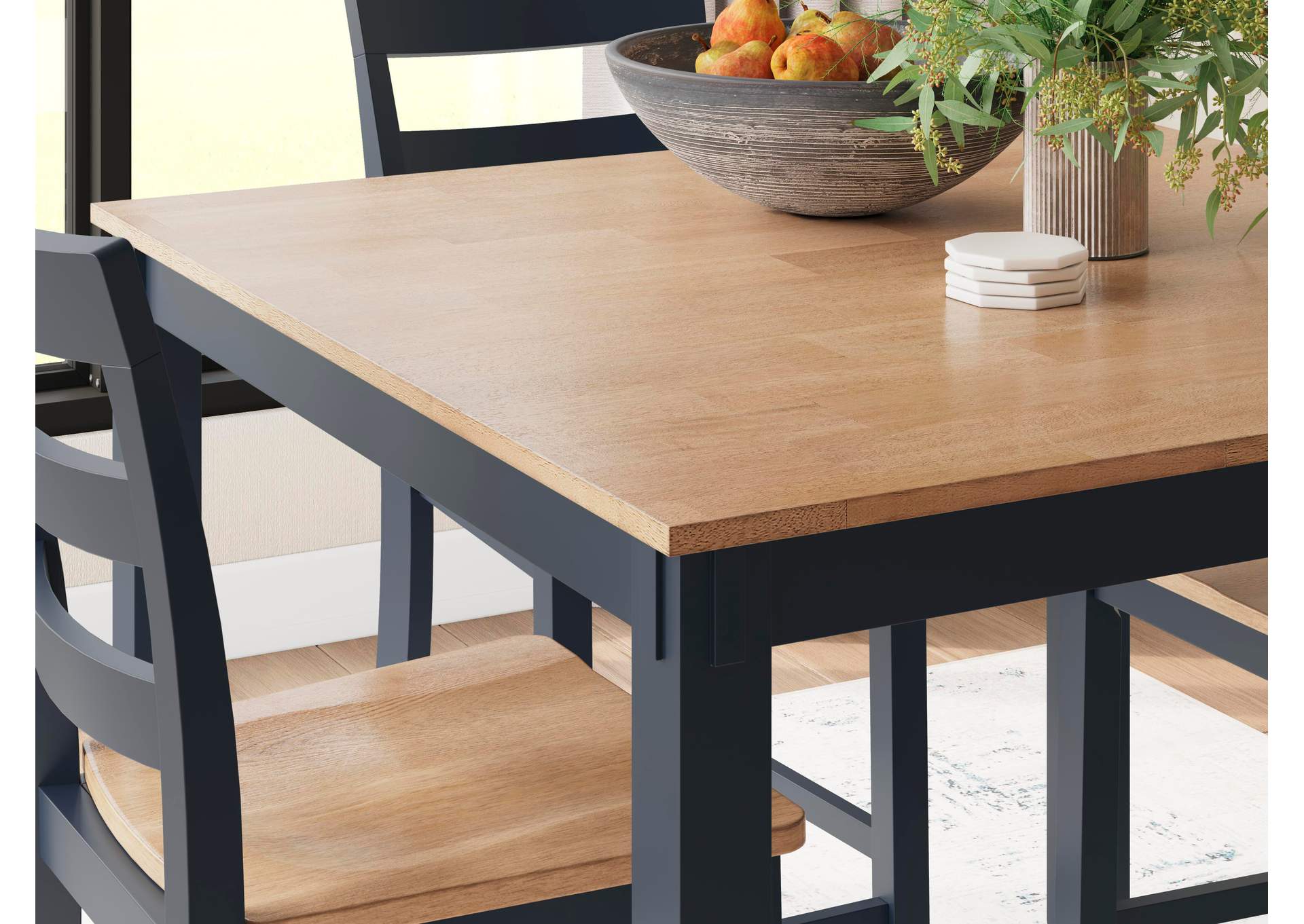 Gesthaven Counter Height Dining Table and 4 Barstools (Set of 5) image 4