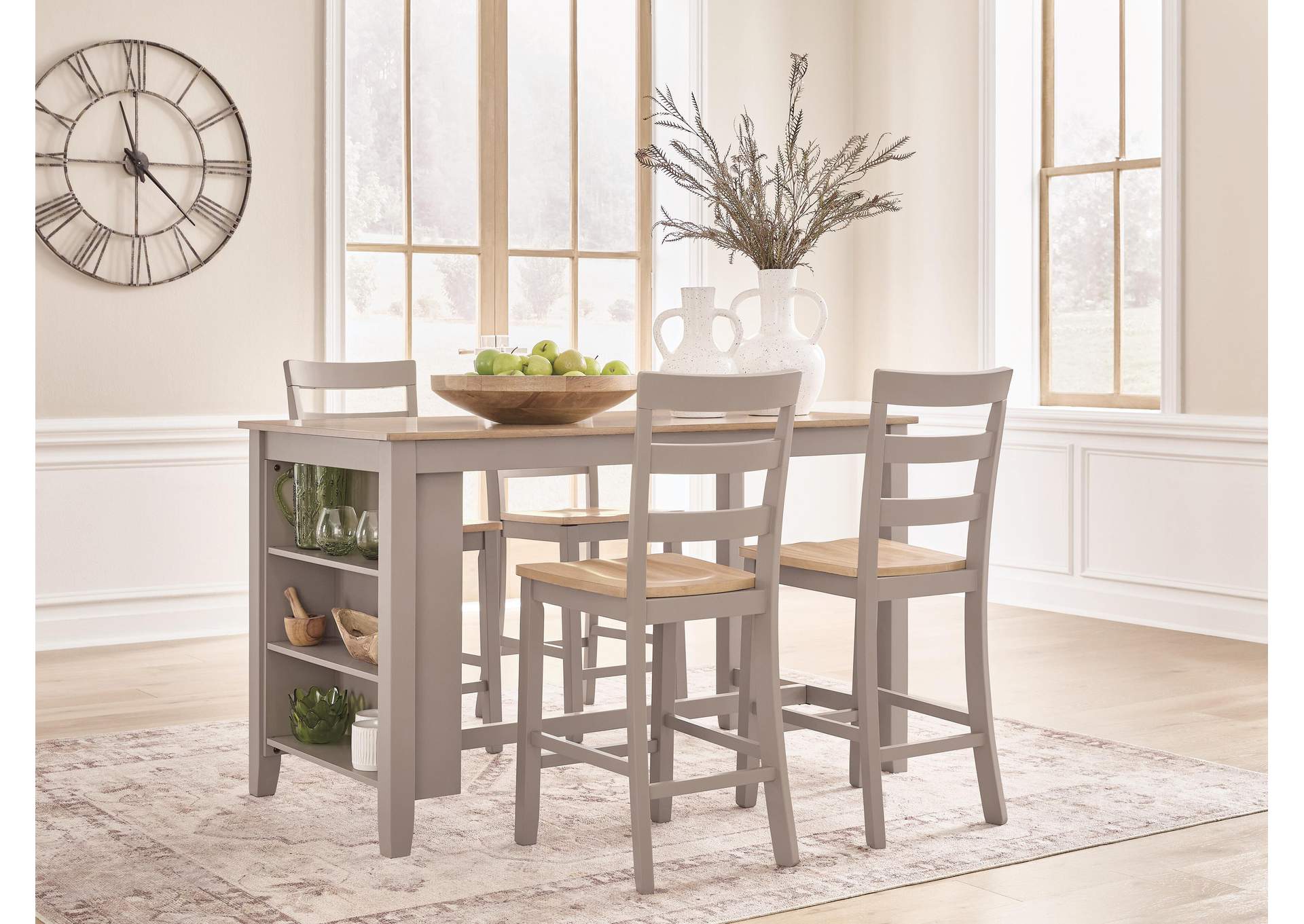 Harperfeld Dining Table and 4 image 2
