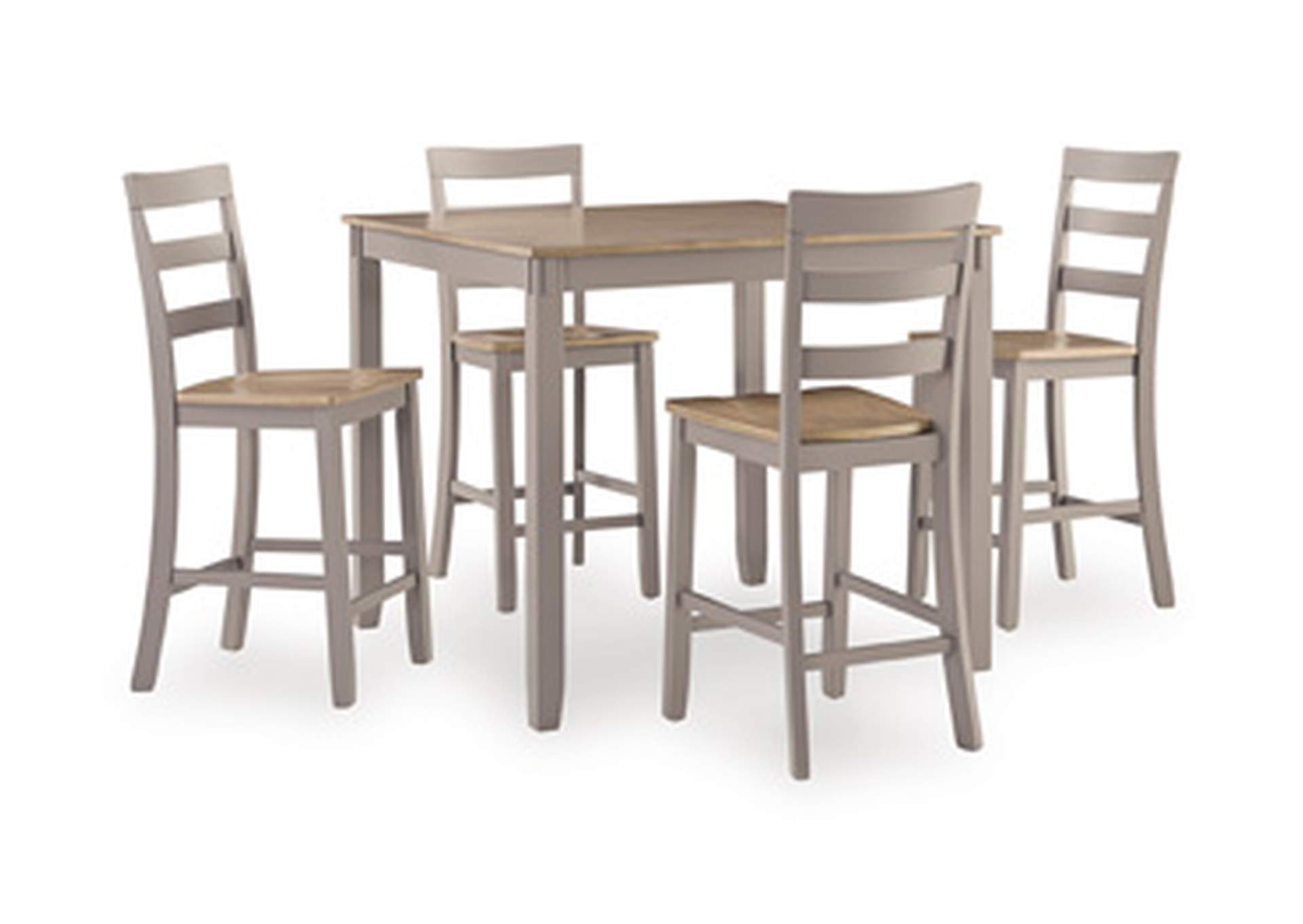 Harperfeld Counter Height Dining Table and 4 Counter Stools image 1