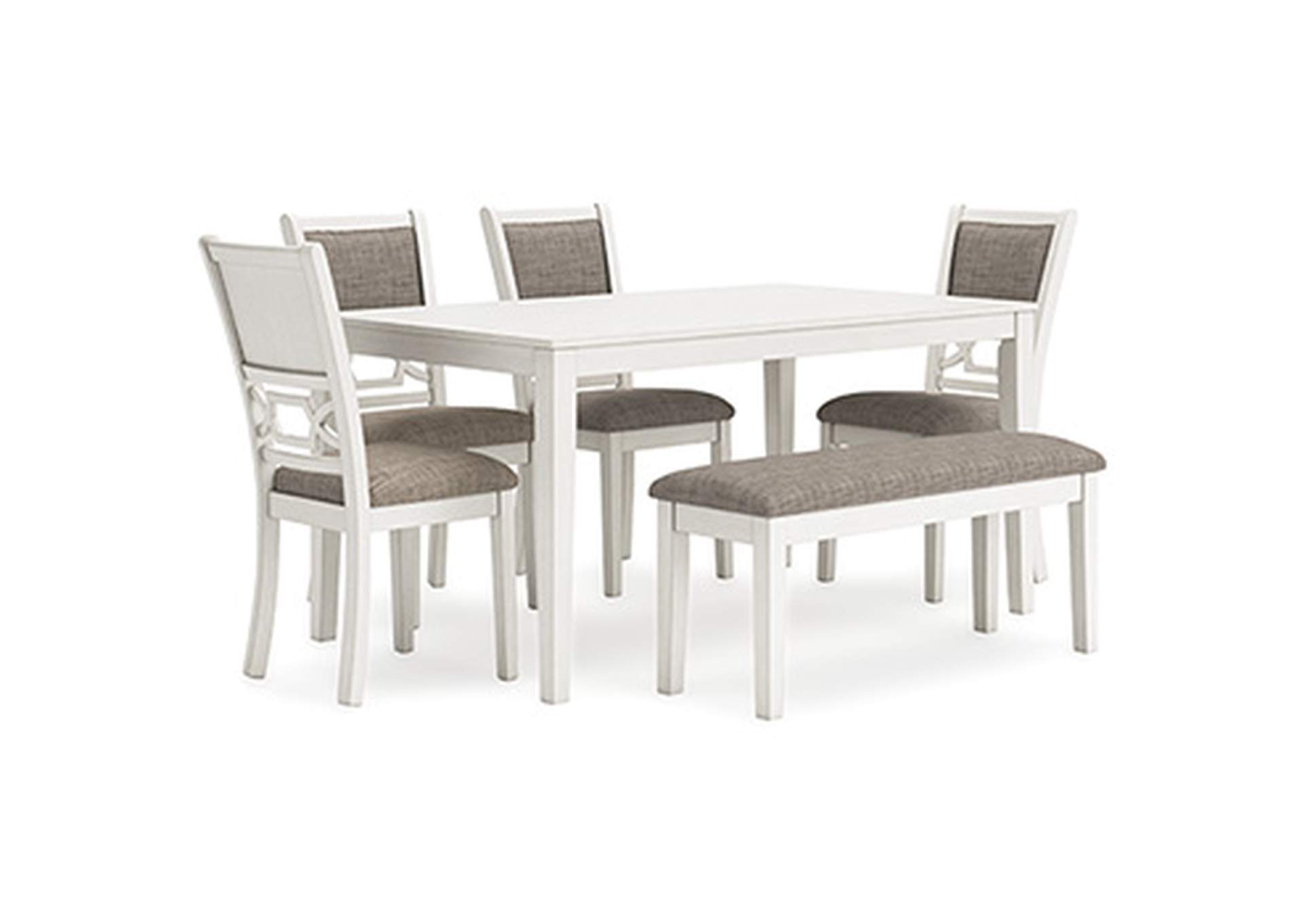 Erinberg Dining Table and 4 Chairs and Bench (Set of 6) image 4