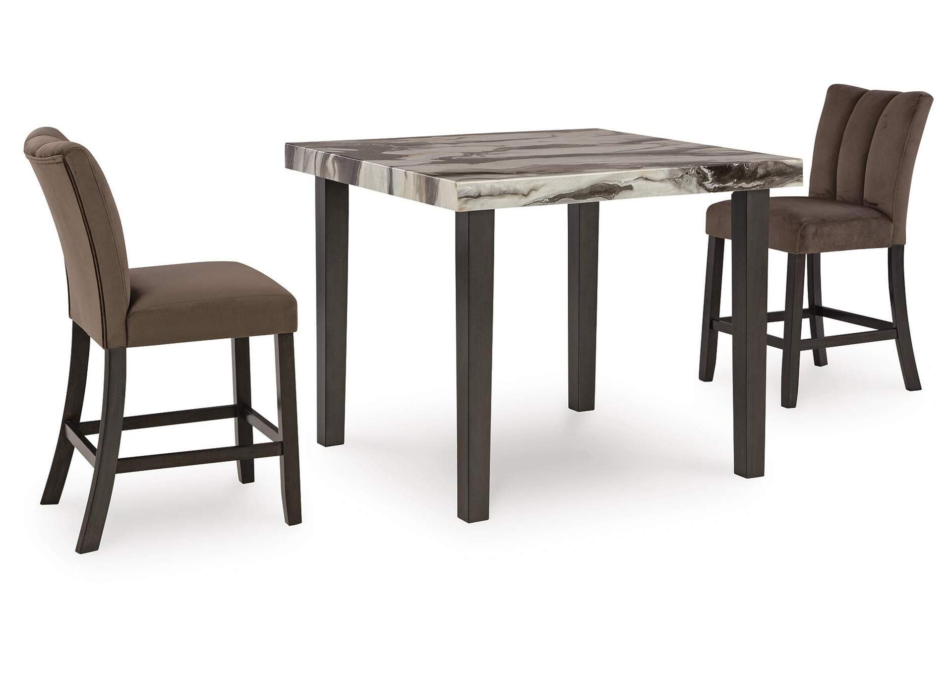Jeshina Counter Height Dining Table and 2 Barstools image 1