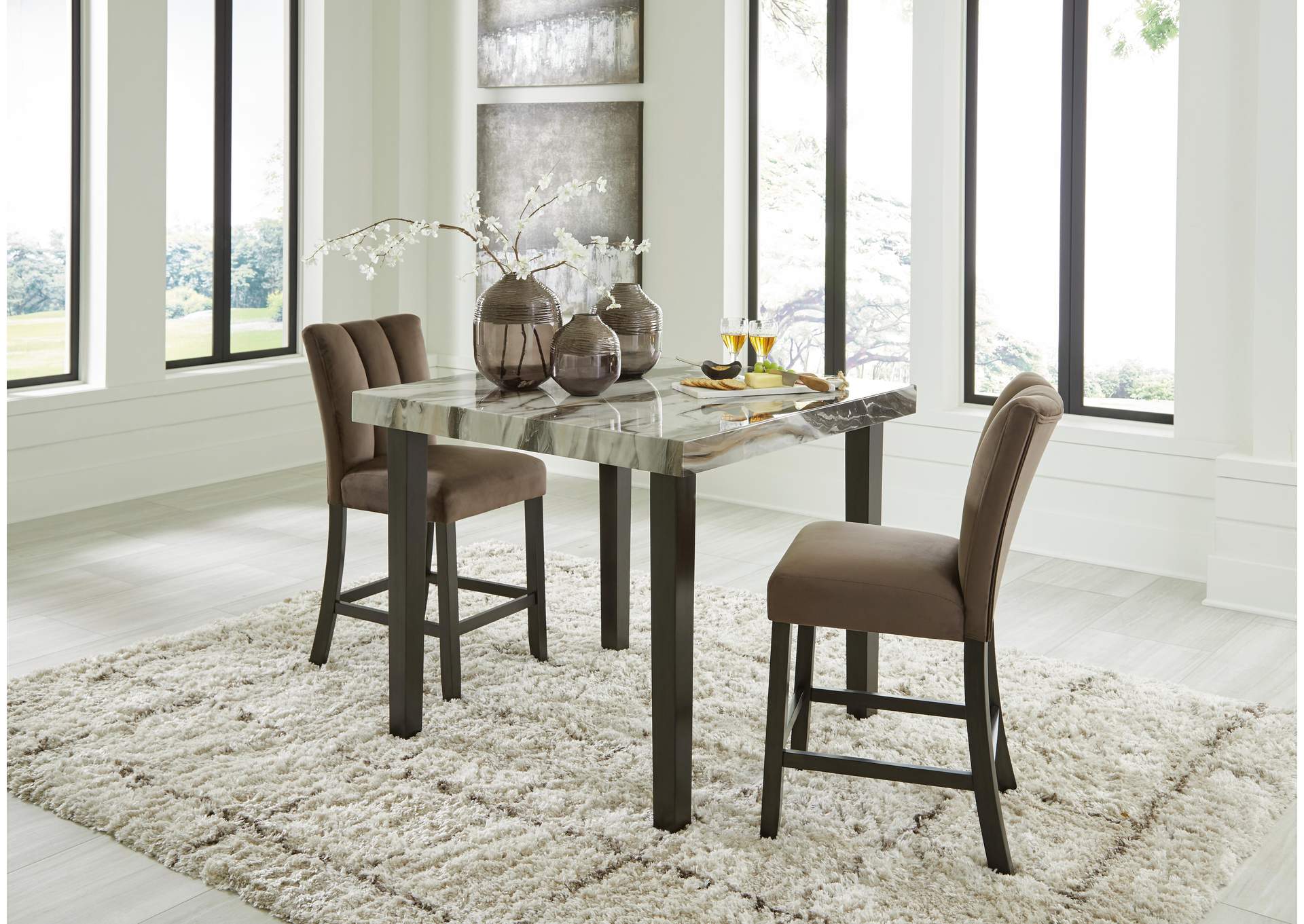 Jeshina Counter Height Dining Table and 2 Barstools image 2