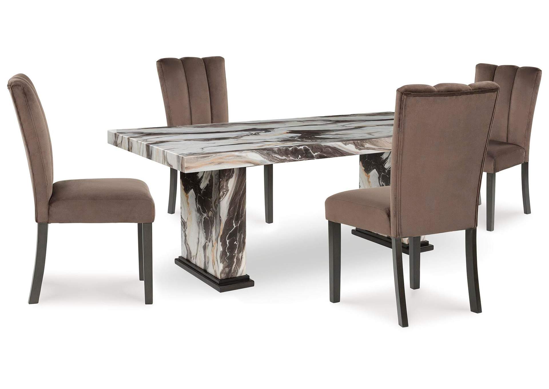Jeshina Dining Table and 4 Chairs image 1