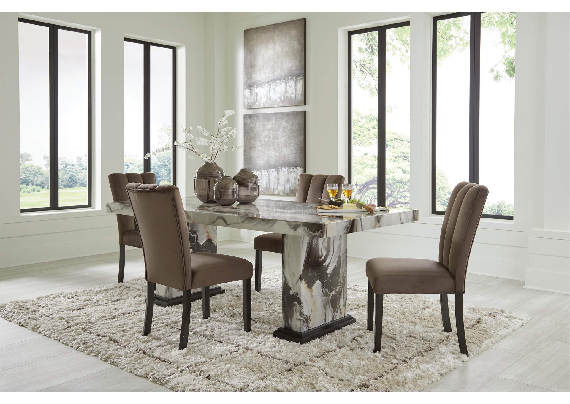 Jeshina Dining Table and 4 Chairs image 2