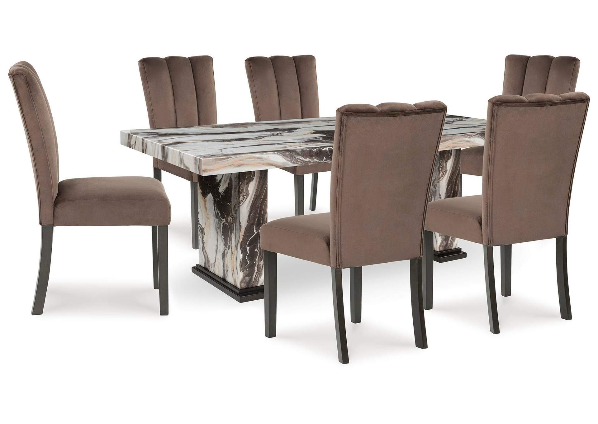 Jeshina Dining Table and 6 Chairs image 1