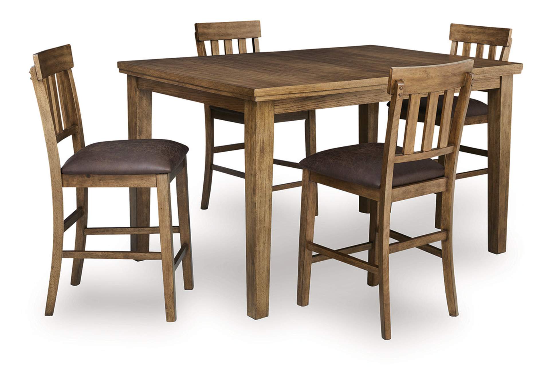 Broxtyn Counter Height Dining Table and 4 Barstools image 1