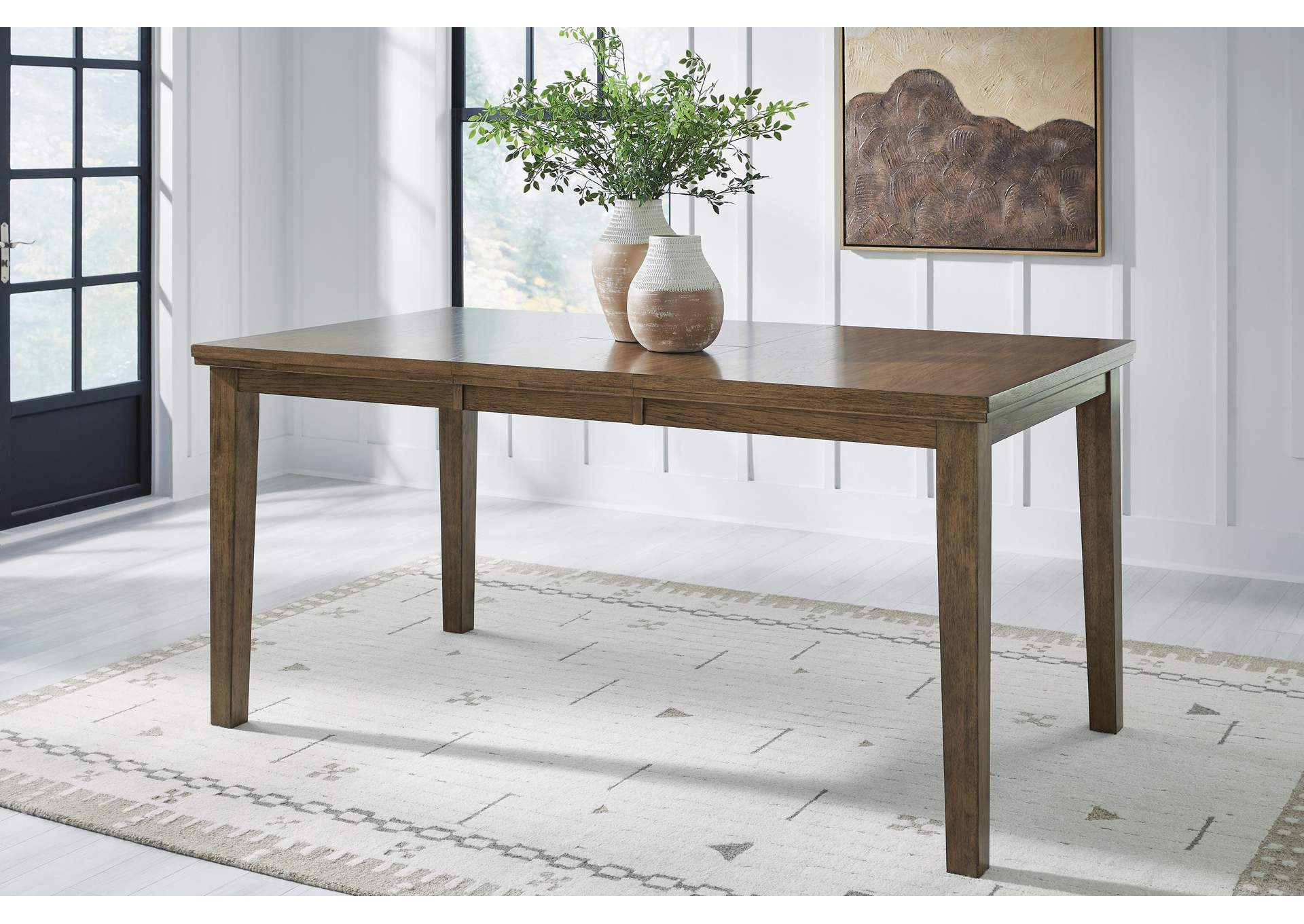 Urbinforte Counter Height Extension Dining Table and 6 Barstools image 11