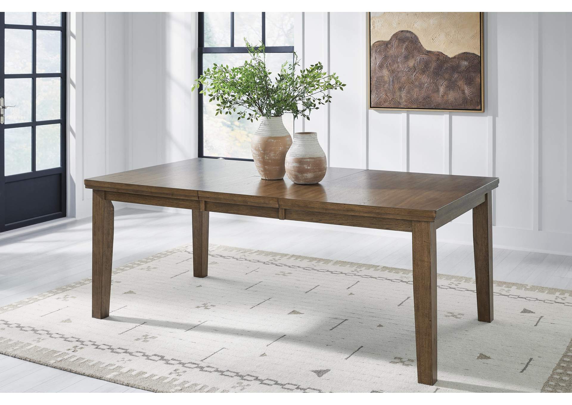 Urbinforte Extension Dining Table, 4 Chairs and Bench image 8