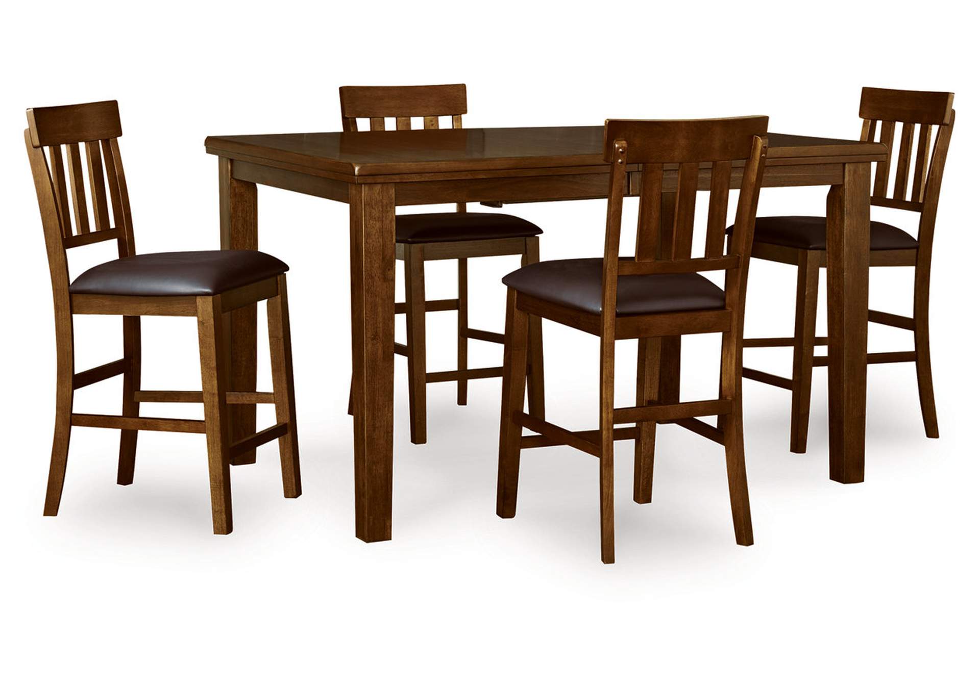 Ralene Counter Height Dining Table and 4 Barstools image 1