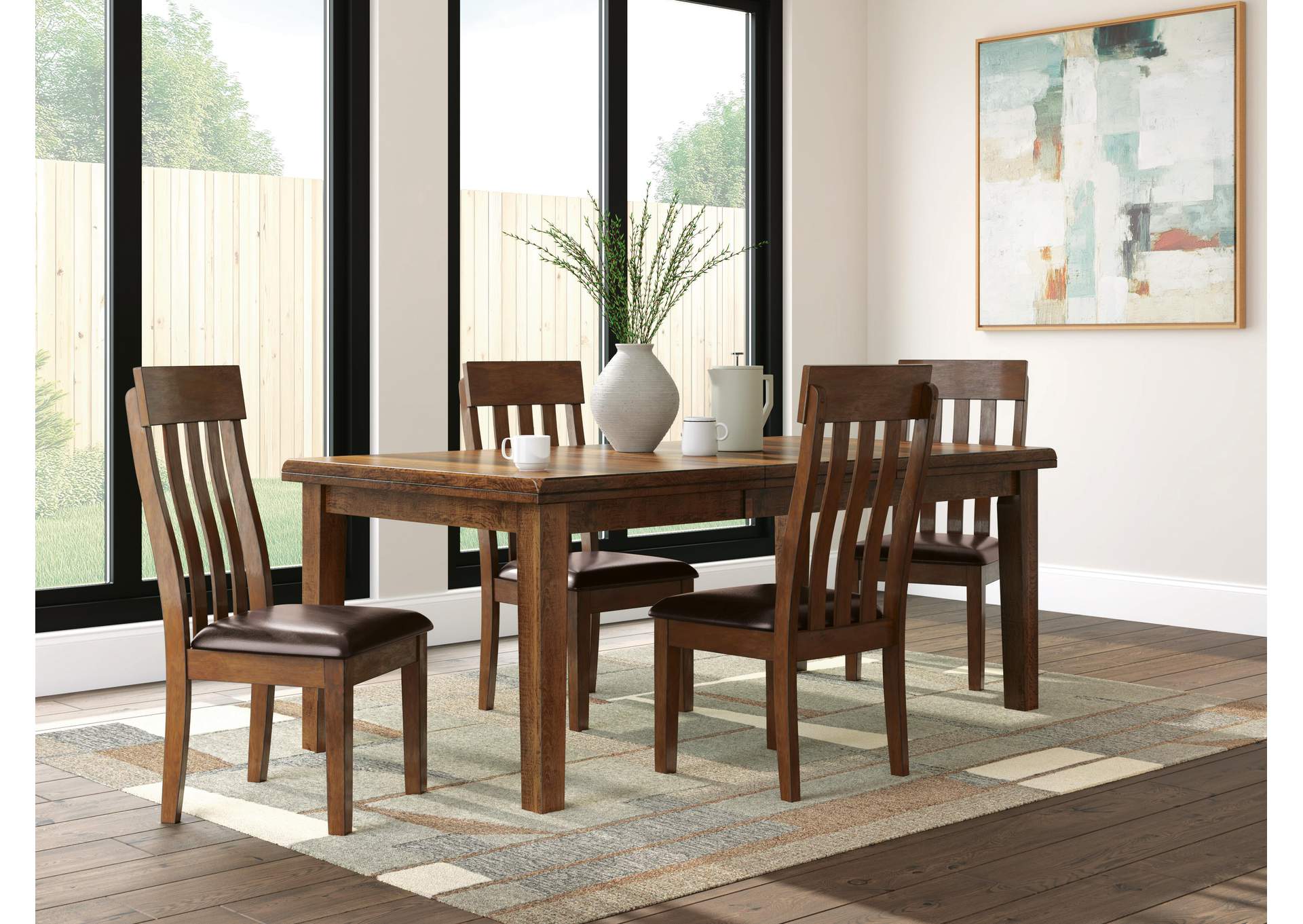 Extendable Dining Table and 2 Chairs image 5