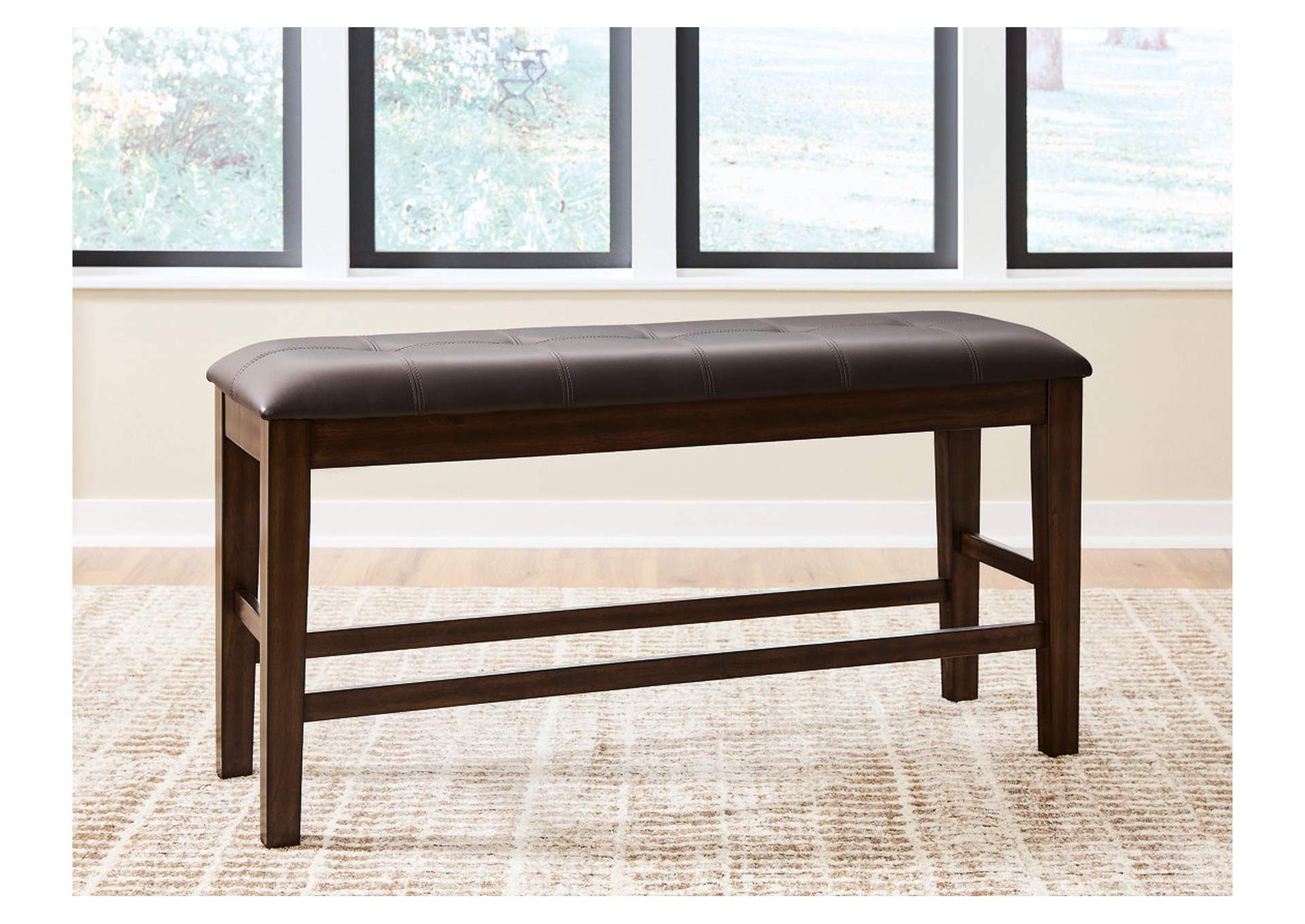 Haddigan Counter Height Dining Bench image 2